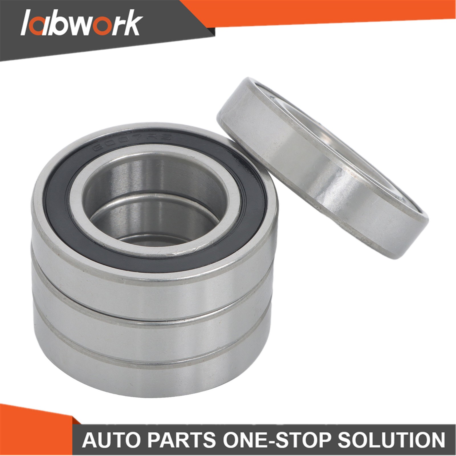 Labwork 6007-2RS Deep Groove Bearings 10Pack 35x62x14mm Rubber Sealed Set