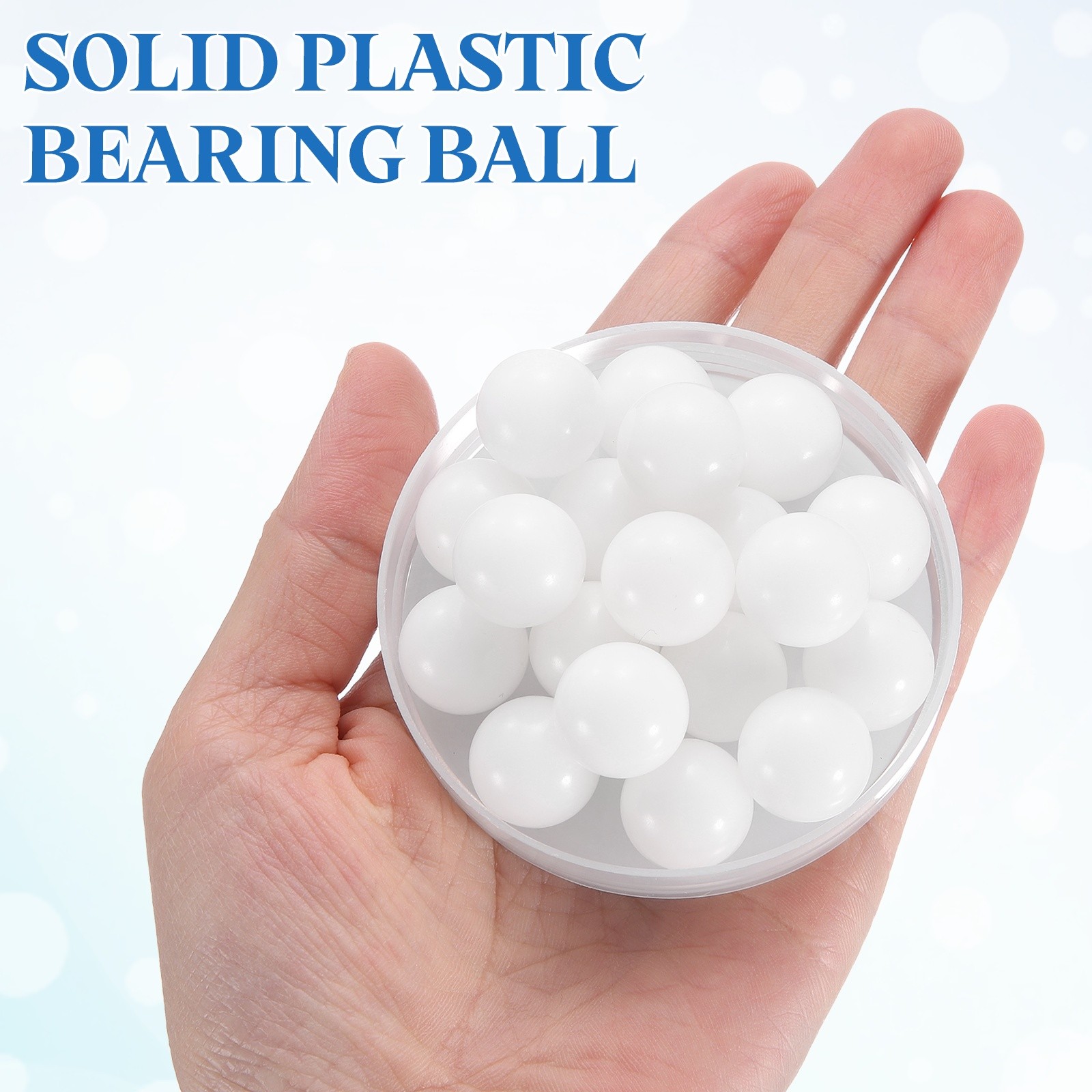 25 Pcs 5/8″ 15.8mm POM Bearing Balls INDUSTRIAL Solid Plastic Bearing Ball