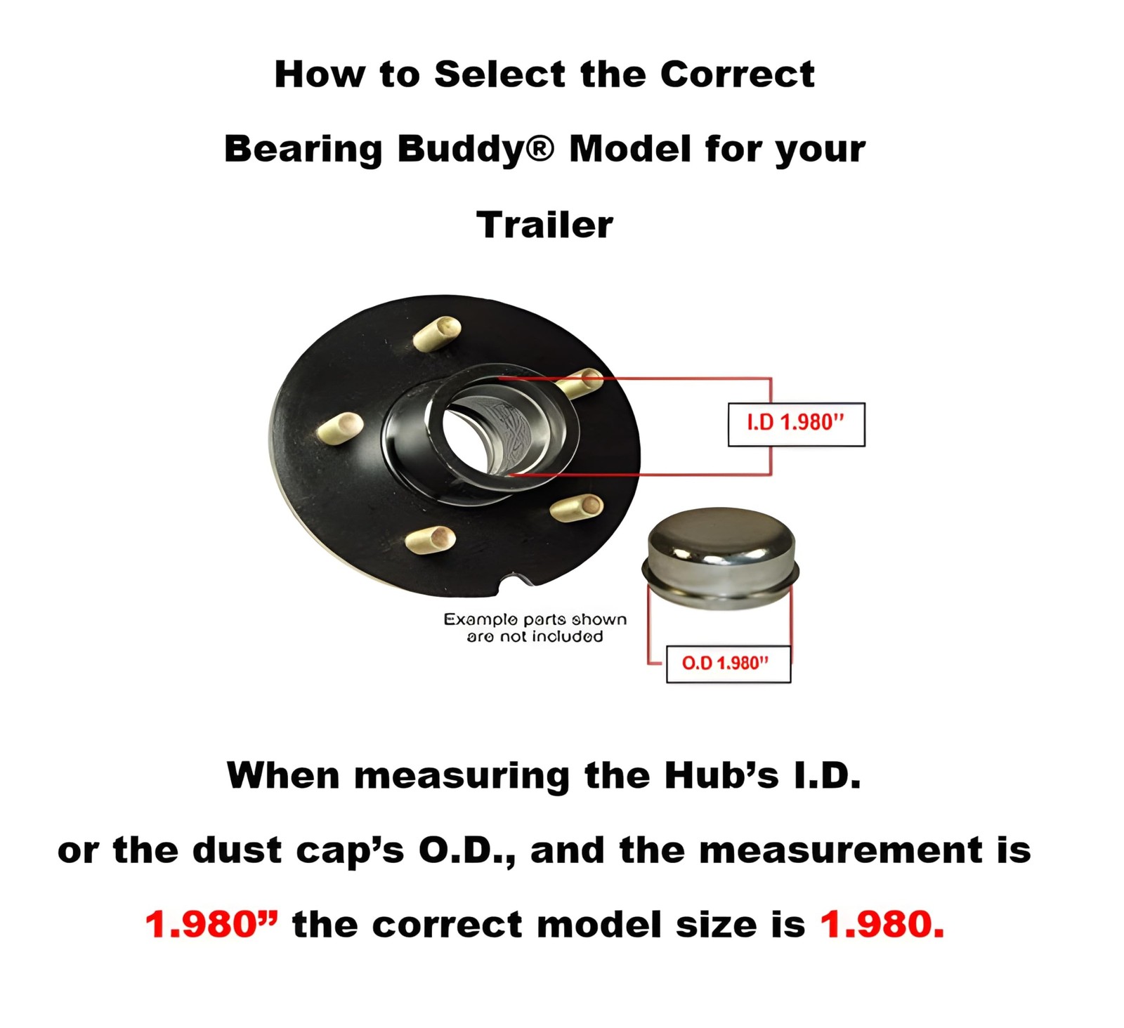 Bearing Buddy 1980 – USA-Made Chrome Plated Wheel Bearing Protectors – Traile…