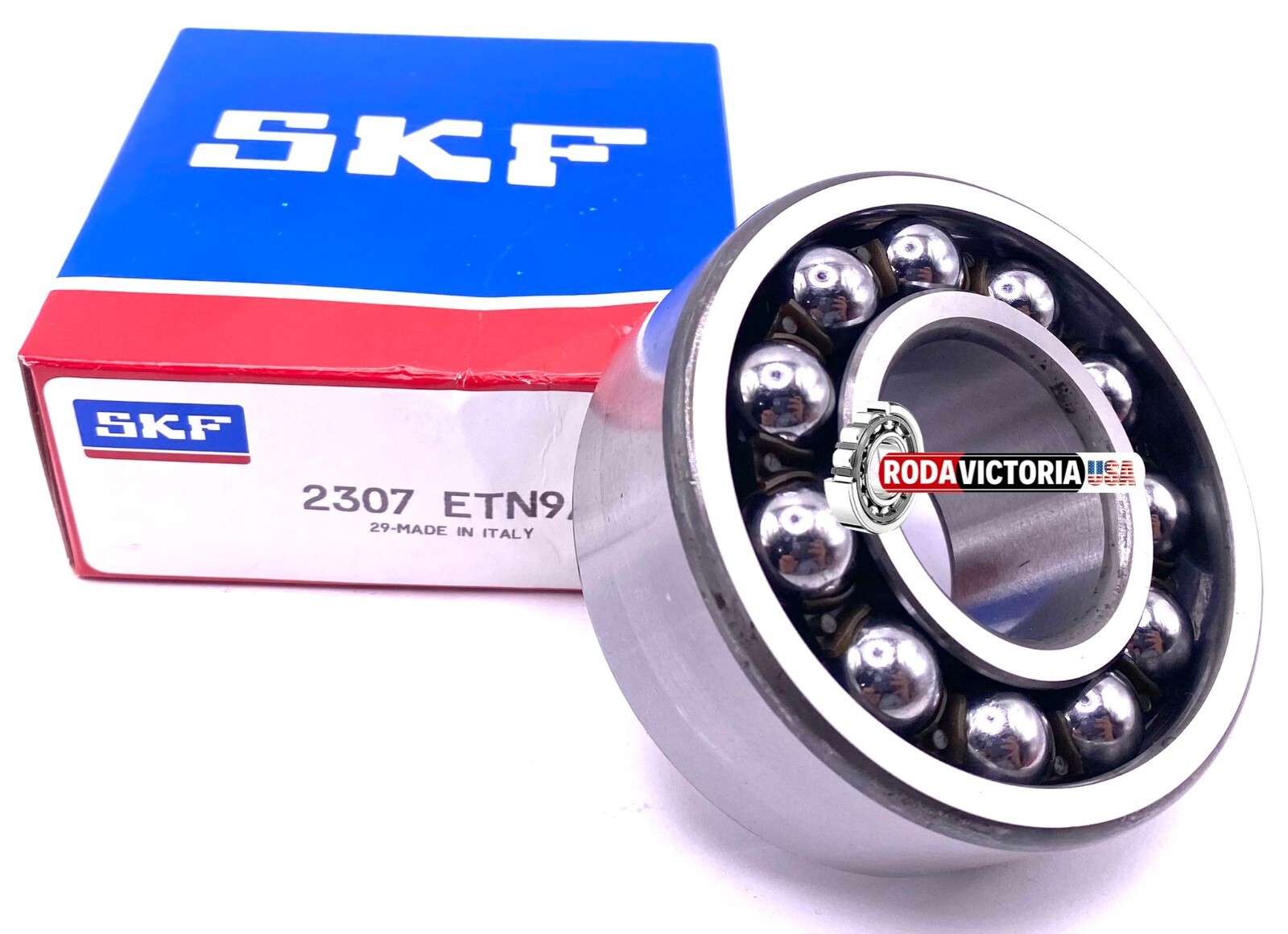 SKF 2307 ETN9 C3 SELF ALIGNING BALL BEARING 45x100x36 mm
