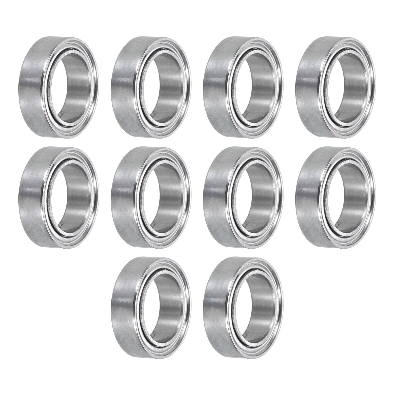 10pcs MR128ZZ Miniature Ball Bearings 8x12x3.5mm Double Shielded Bearings