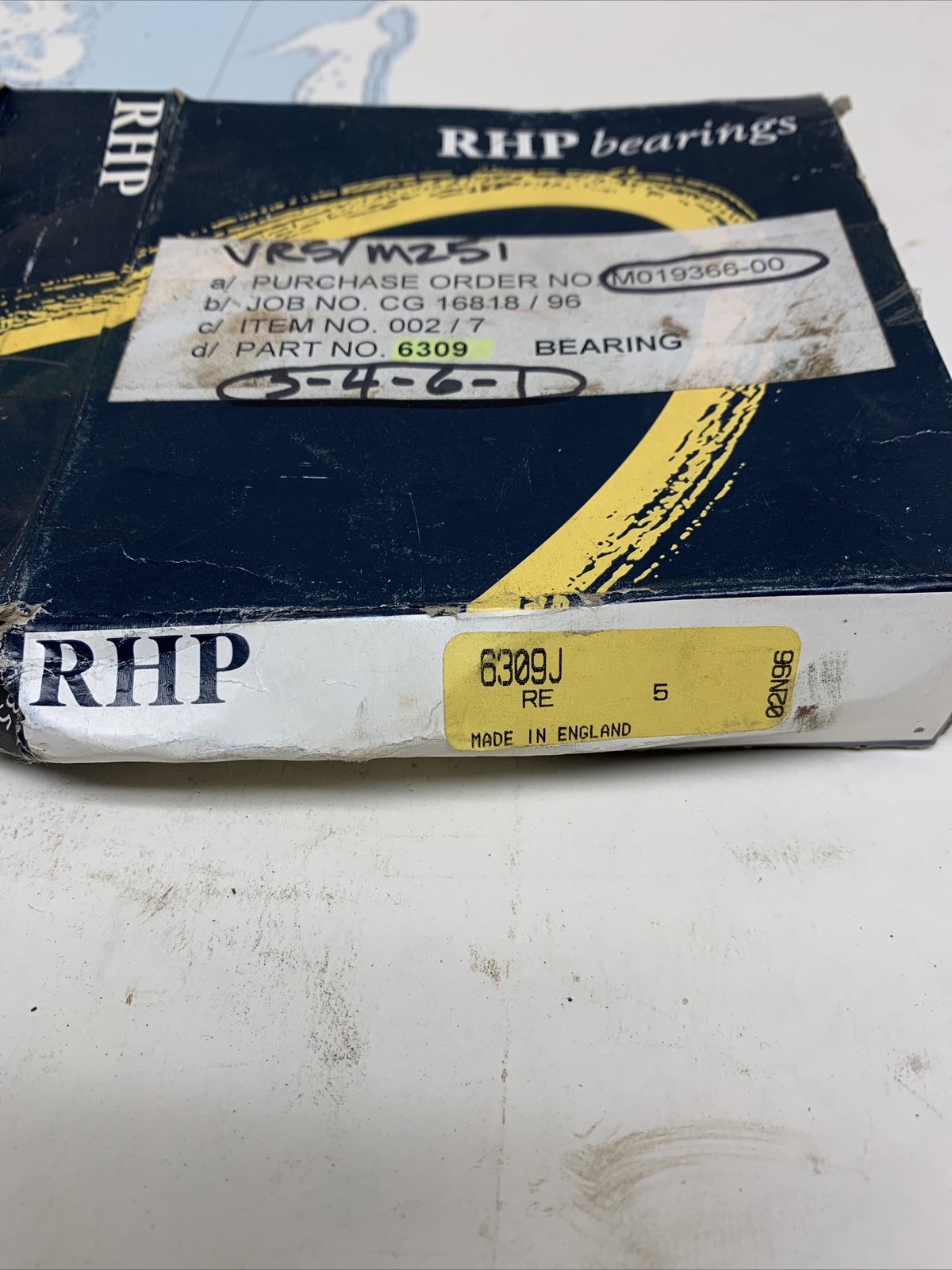 RHP bearing. 6309/J. New Open Box.
