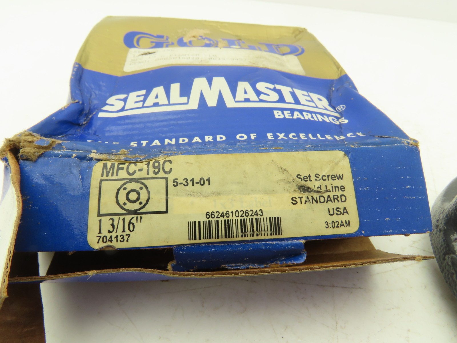 SealMaster MFC-19C Flange Mount Ball Bearing 1 3/16″ Bore Bearing Insert 3-13C