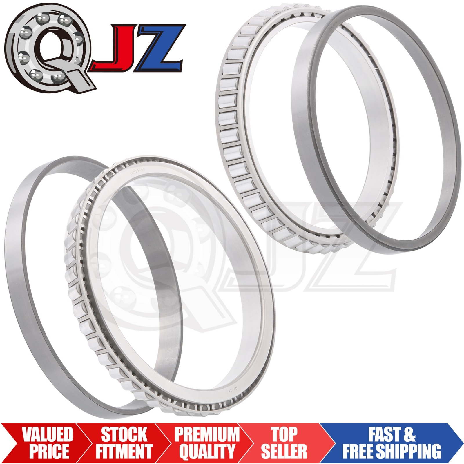 [Qty.2] New LL529749-LL529710 Tapered Roller Bearing Set [4-3/4″ ID x 0.875″ W]