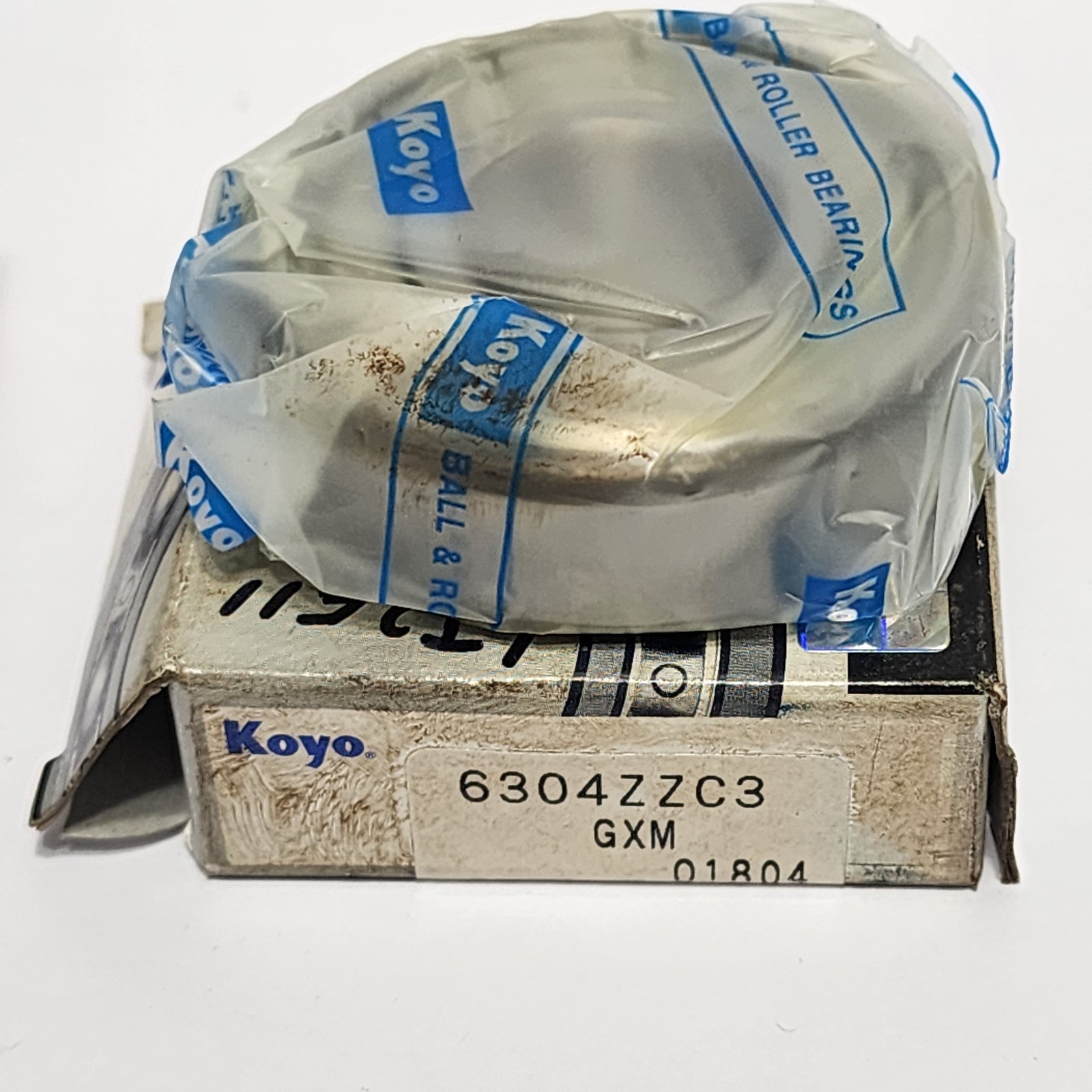6304 ZZC3 / 6304 ZZ JEM Koyo Ball Bearing 20mm X 52mm X 15mm (Lot of 3)