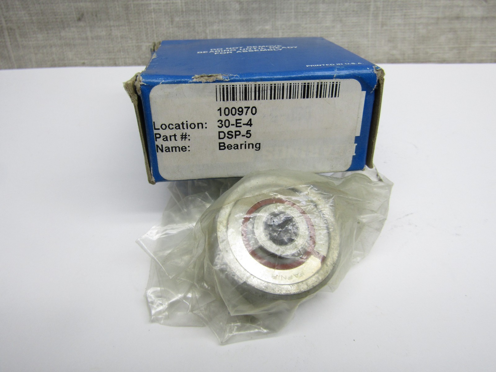 Fafnir DSP5 5/16″ X 1-1/4″ X 13/16″ Cadmium Finish Control Bearing FS464