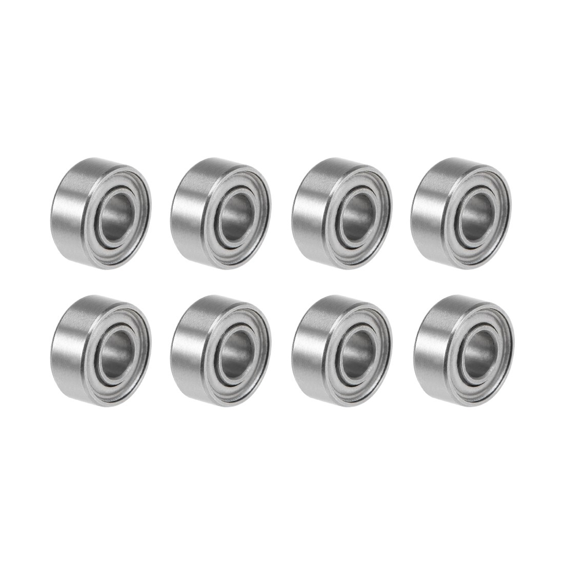 683ZZ Deep Groove Ball Bearings Z2 3x7x3mm Double Shielded Carbon Steel 8pcs