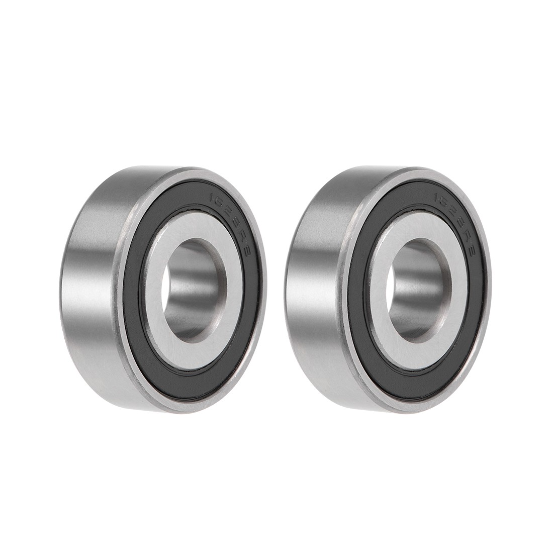 2pcs 1628-2RS Deep Groove Ball Bearings Z2 5/8 x 1-5/8 x 1/2inch Double Sealed