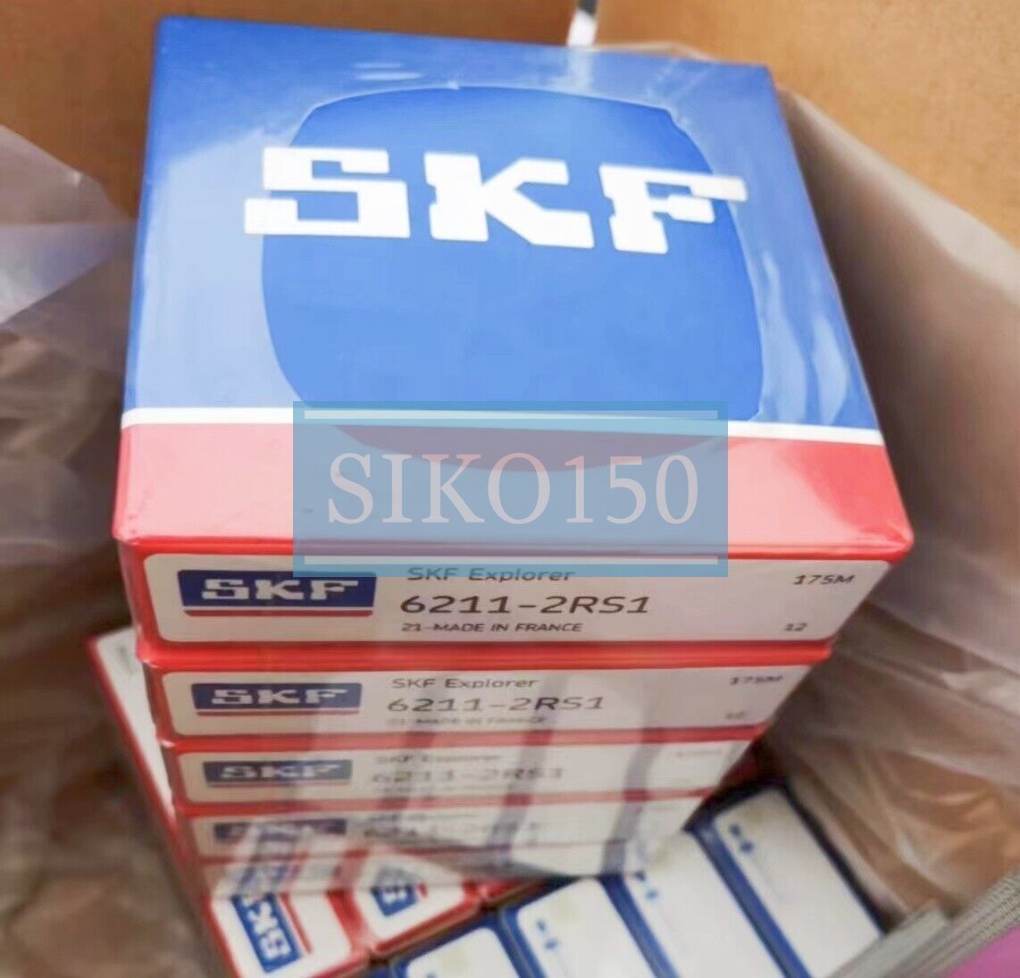 1PC SKF 6211-2RS1 deep groove ball bearing #SK