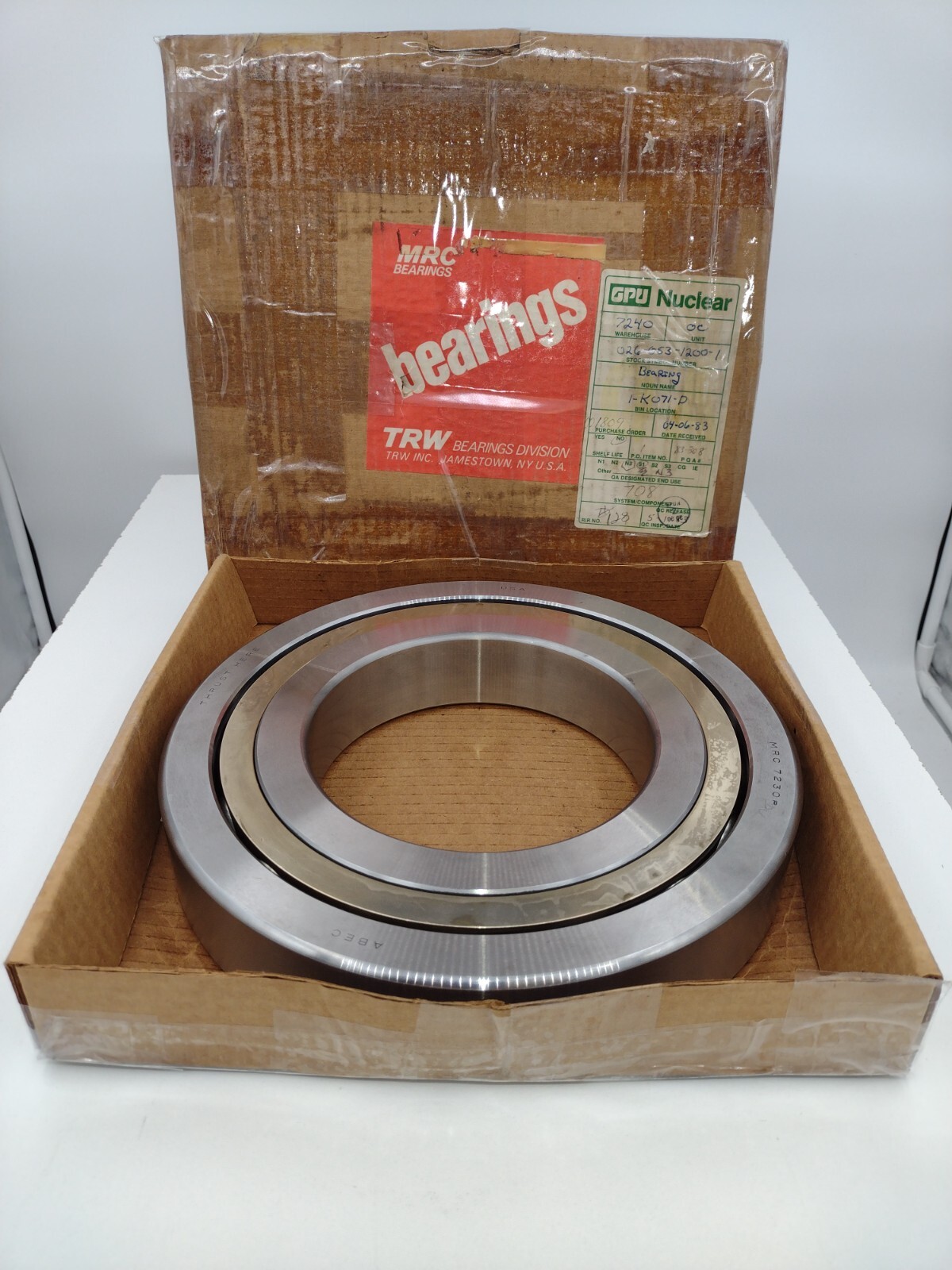 ** MRC 7230PDU Angular Contact Bearing 150x270x45 mm 7230 P DU 7230P ABEC 1