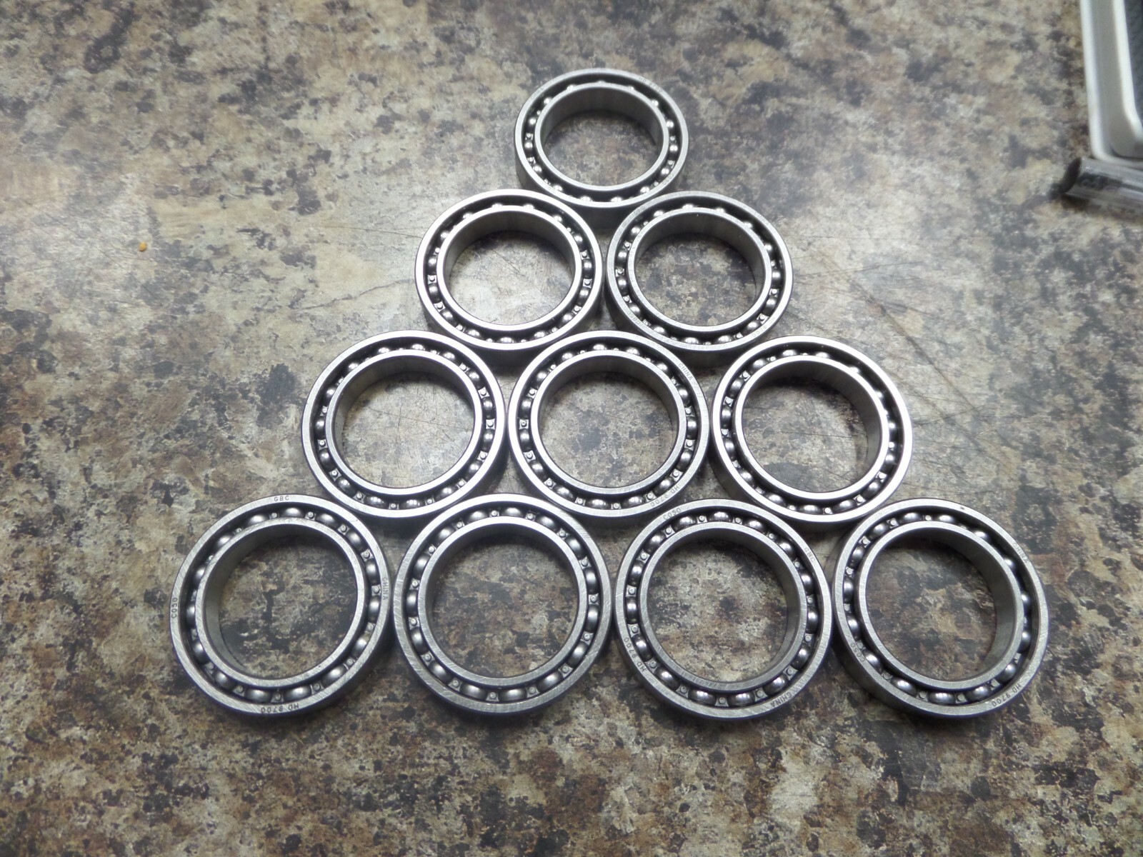 10 NEW 6805-OPEN DEEP GROOVE BALL BEARINGS 25X37X7 mm JUNE108