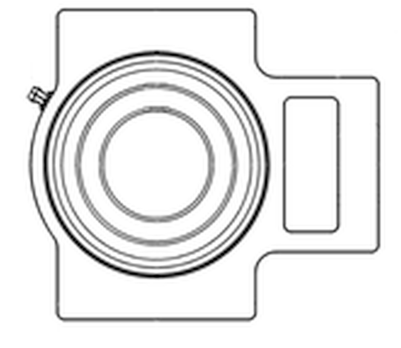 WSTU250X1-3/16 Wide Slot Take-Up Bearing Unit 1 3/16″ Bore HUB CITY 1004-03208
