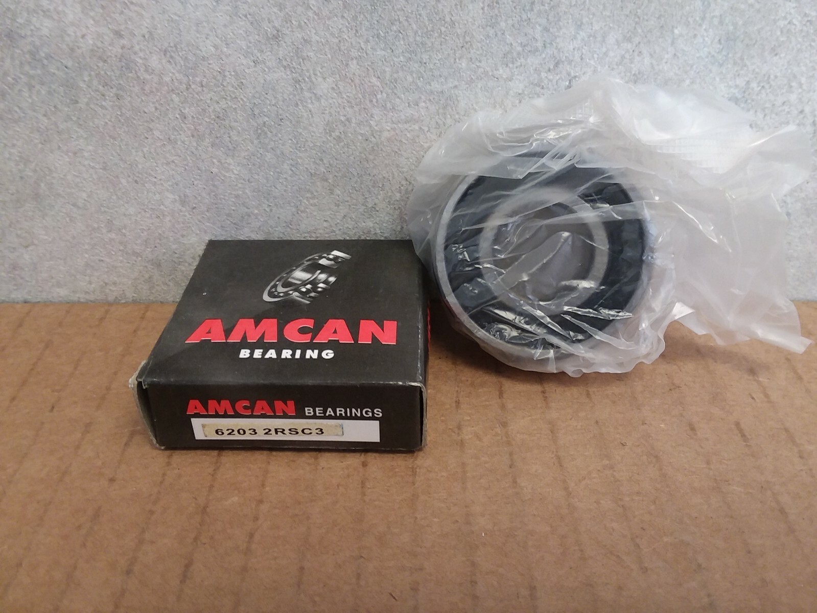 AMCAN 6203 2RSC3 Ball Bearing – Lot of 5