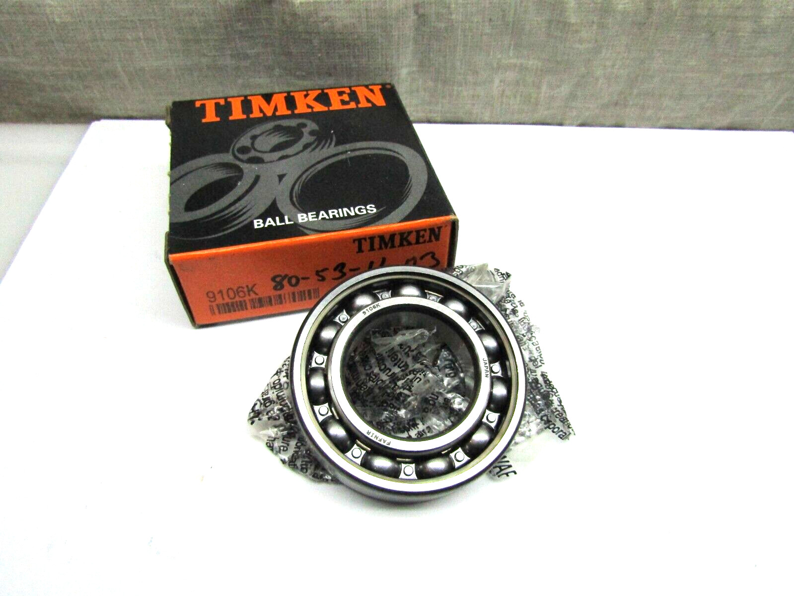 Timken 9106K 30mm X 55mm X 13mm Open Bearing