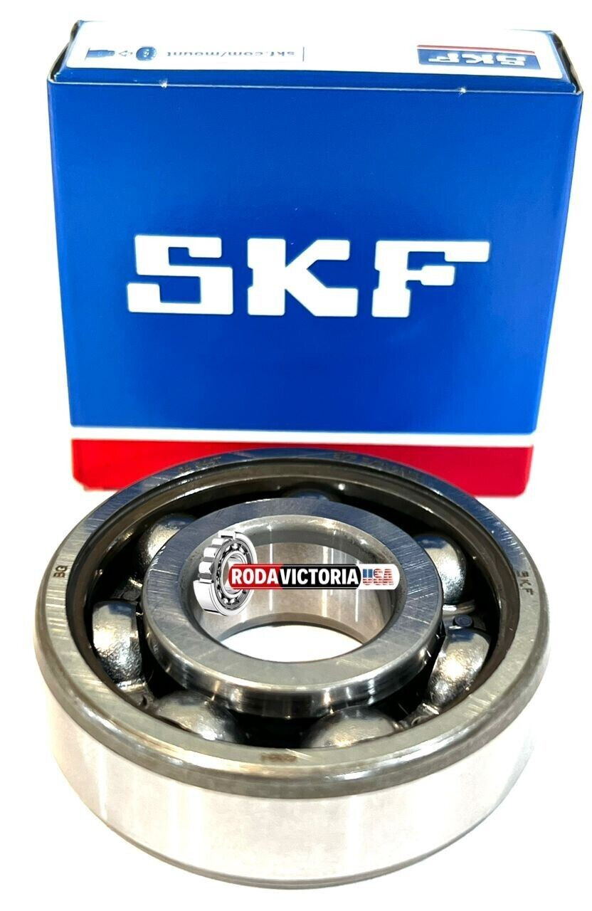 SKF 6304 C3 Deep Groove Ball Bearing, Open, No Seals 20x52x15 mm