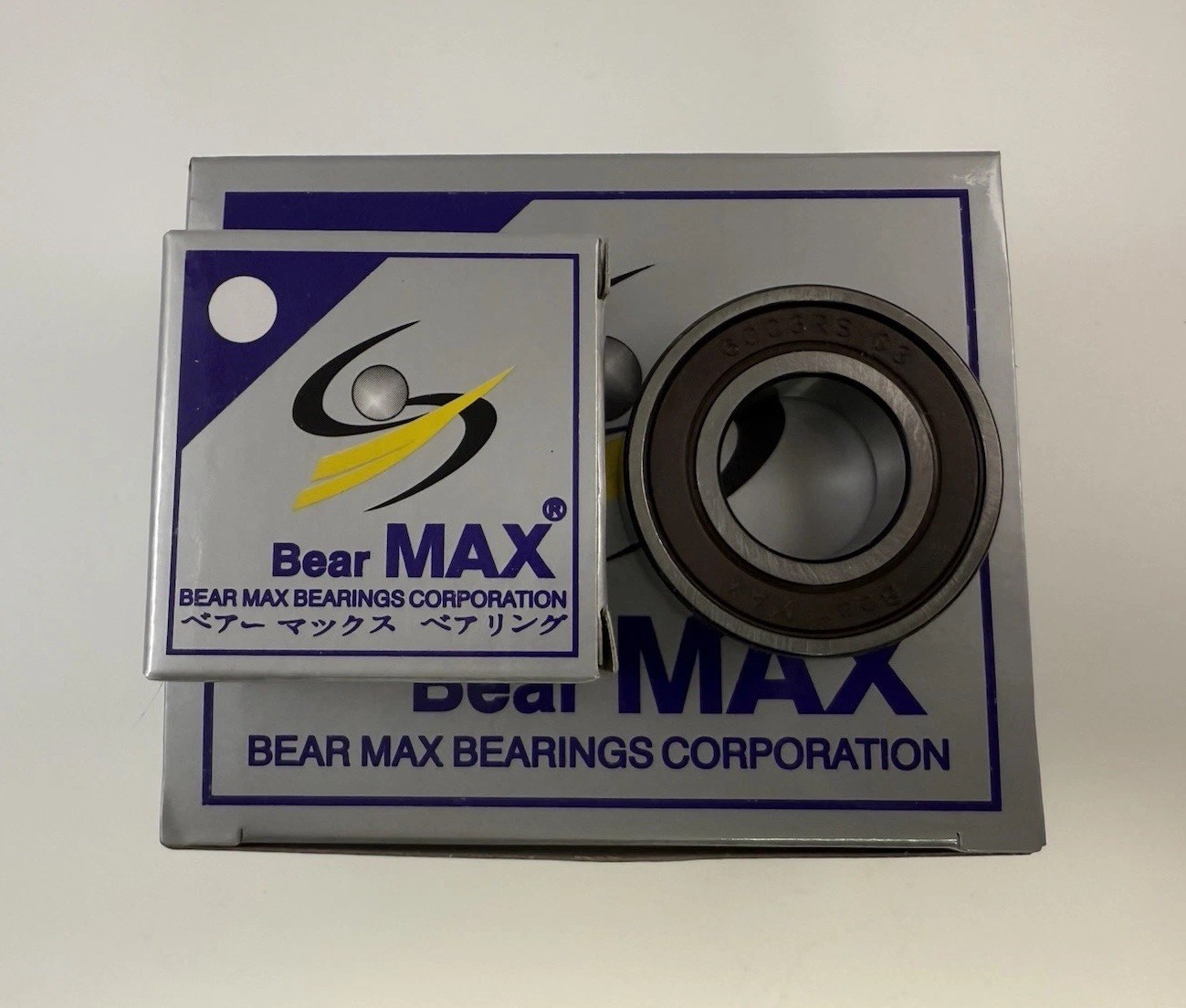 10 pcs BearMAX 6003-2RS C3 EMQ 17x35x10mm Rubber Seal DG Ball Bearings 60032RS