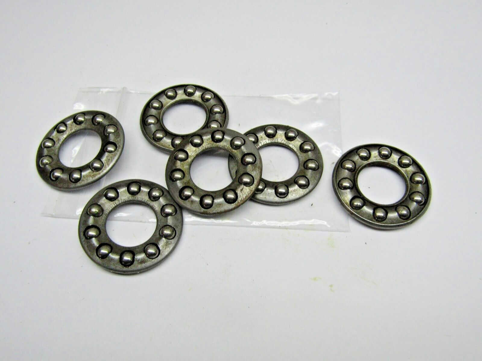 (Lot of 6) Ball Thrust Bearing Ball Cage Assembly 9/16″ X 1.2″ X 3/16″