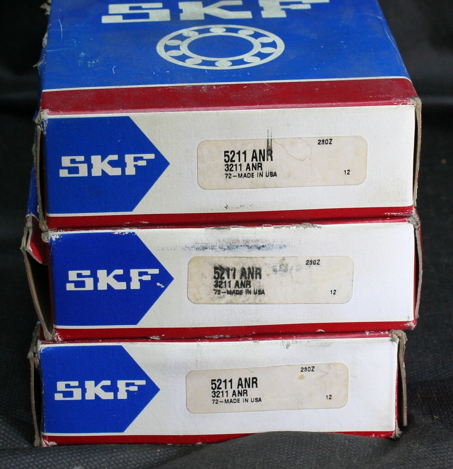 One (1) SKF 3211 ANR Angular Contact Bearing 55MM Bore 5211 ANR USA NEW