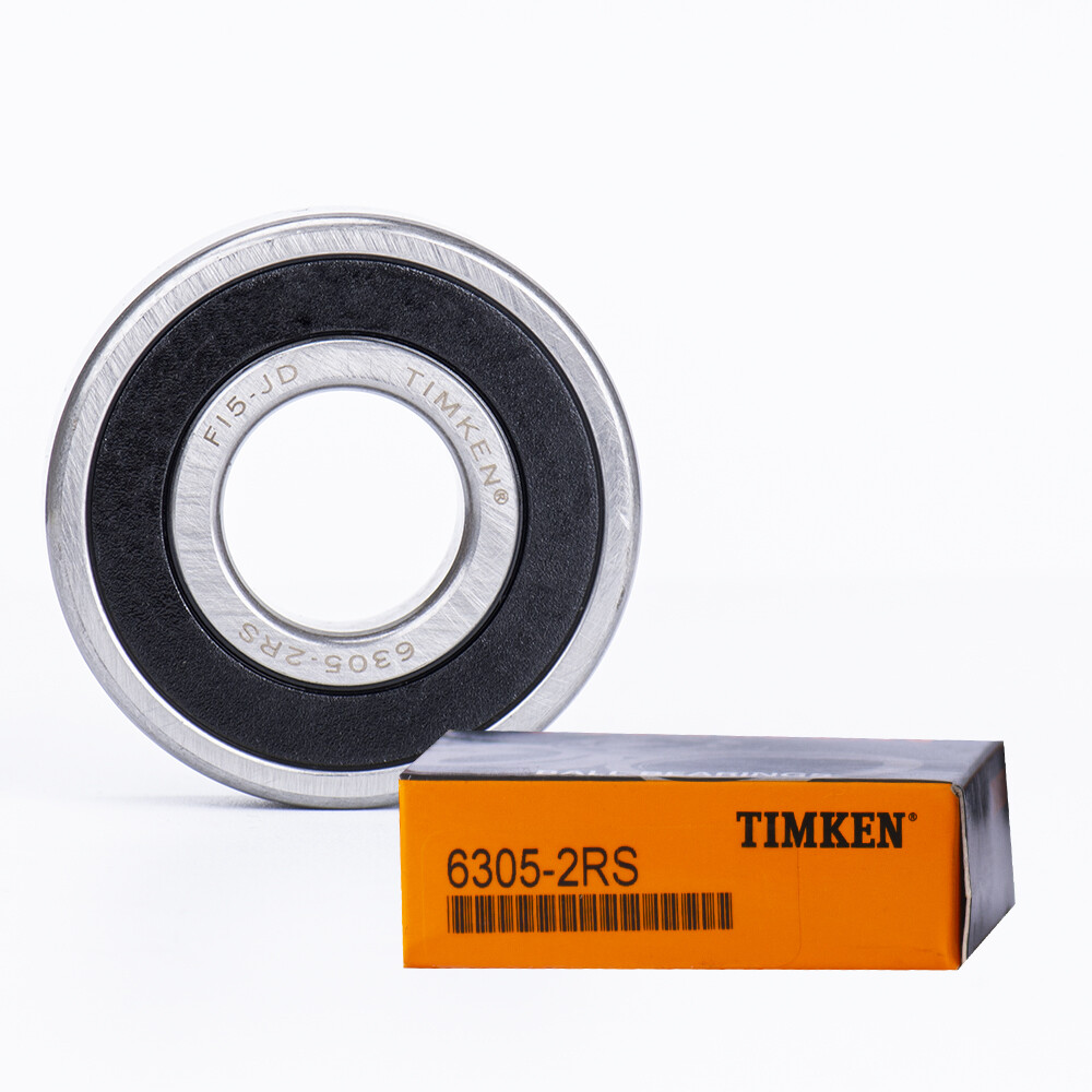 2PCS USA Brand TIMKEN 6305-2RS 25X62X17MM Double Rubber Seal Ball Bearings
