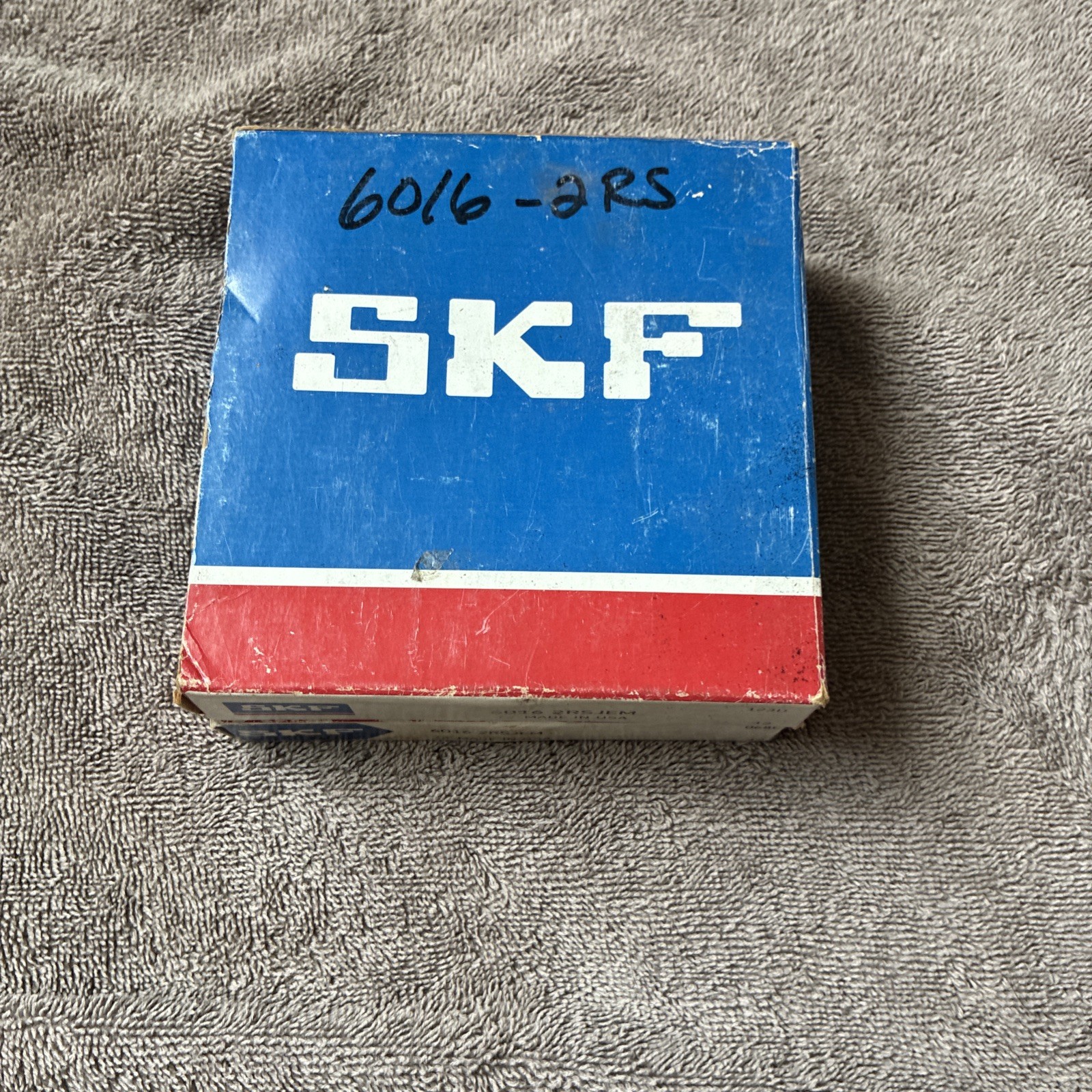 2 SKF 6016 2RSJEM Single Row Ball Bearing 80mm bore *NEW*