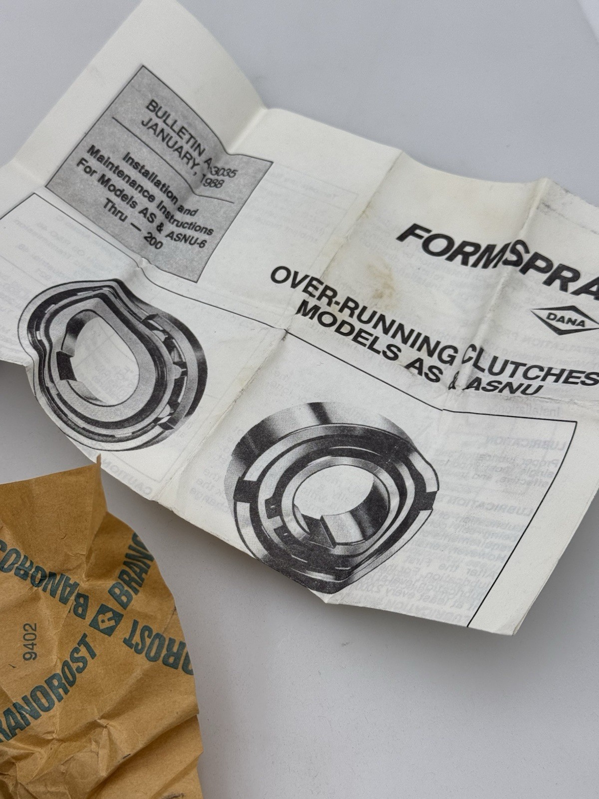 ASNU35 STEIBER-FORMSPRAG One-Way Overrunning Clutch Bearing 35x80x31 NEW OEM