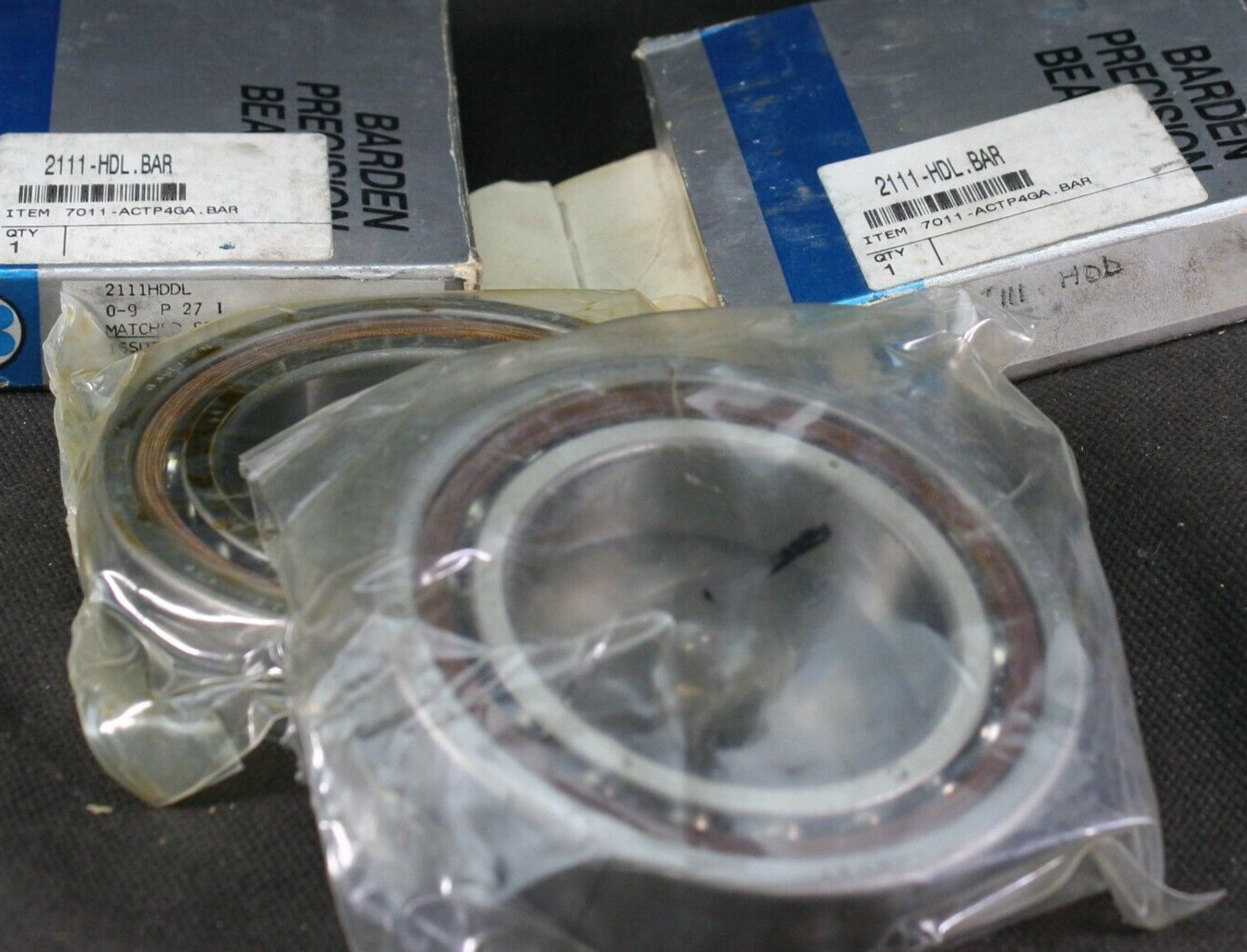 Two Barden 2111 HDDL Double Tandem Paired Bearings 55 MM ID NEW
