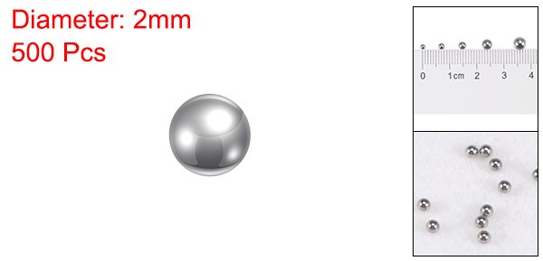 500pcs 2mm 440C Stainless Steel Bearing Balls G25 Precision