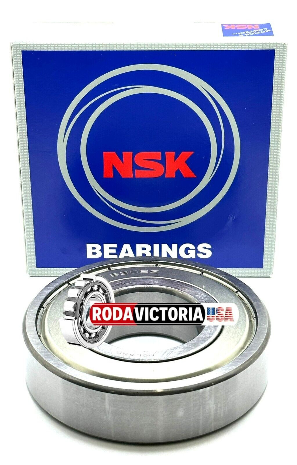NSK 6309 ZZ C4 DEEP GROOVE BALL BEARING, METAL SHIELDED 45x100x25mm.