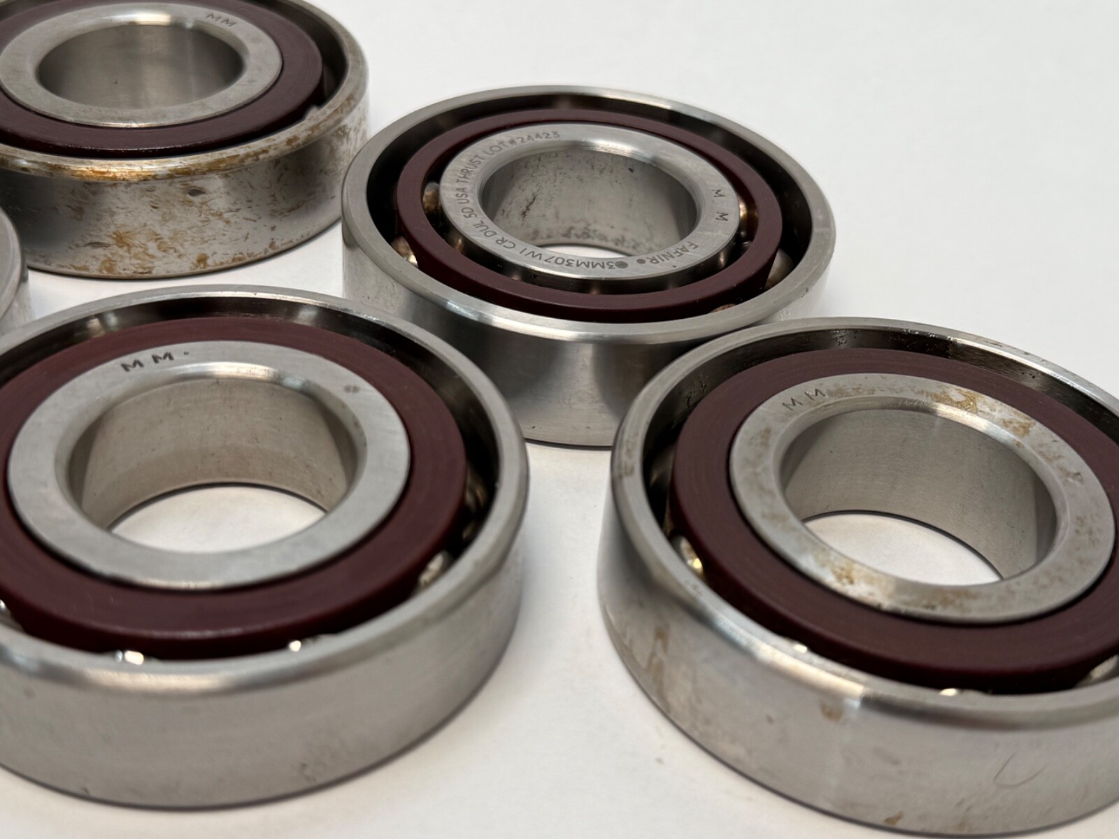 Fafnir 3MM307WI-DUL Angular Bearing 7307 3MM-307-WI-CR-DUL 35x80x21 mm 5 Pcs