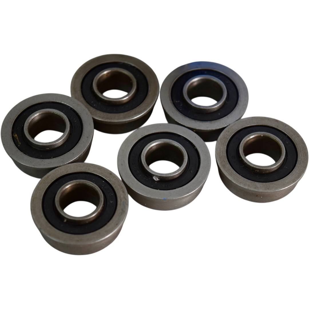 Pack of 6 NEW General Bearing 31863-88-300 Flanged Ball Bearing 1/2” ID x 1-1/8