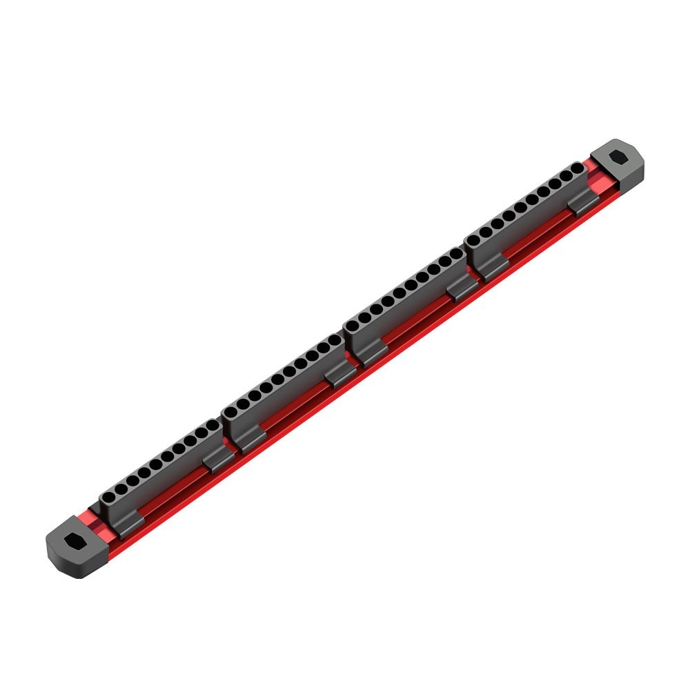 Magnetic Screwdriver Bits Holder Rack Aluminum Alloy 40 Slots Organizer