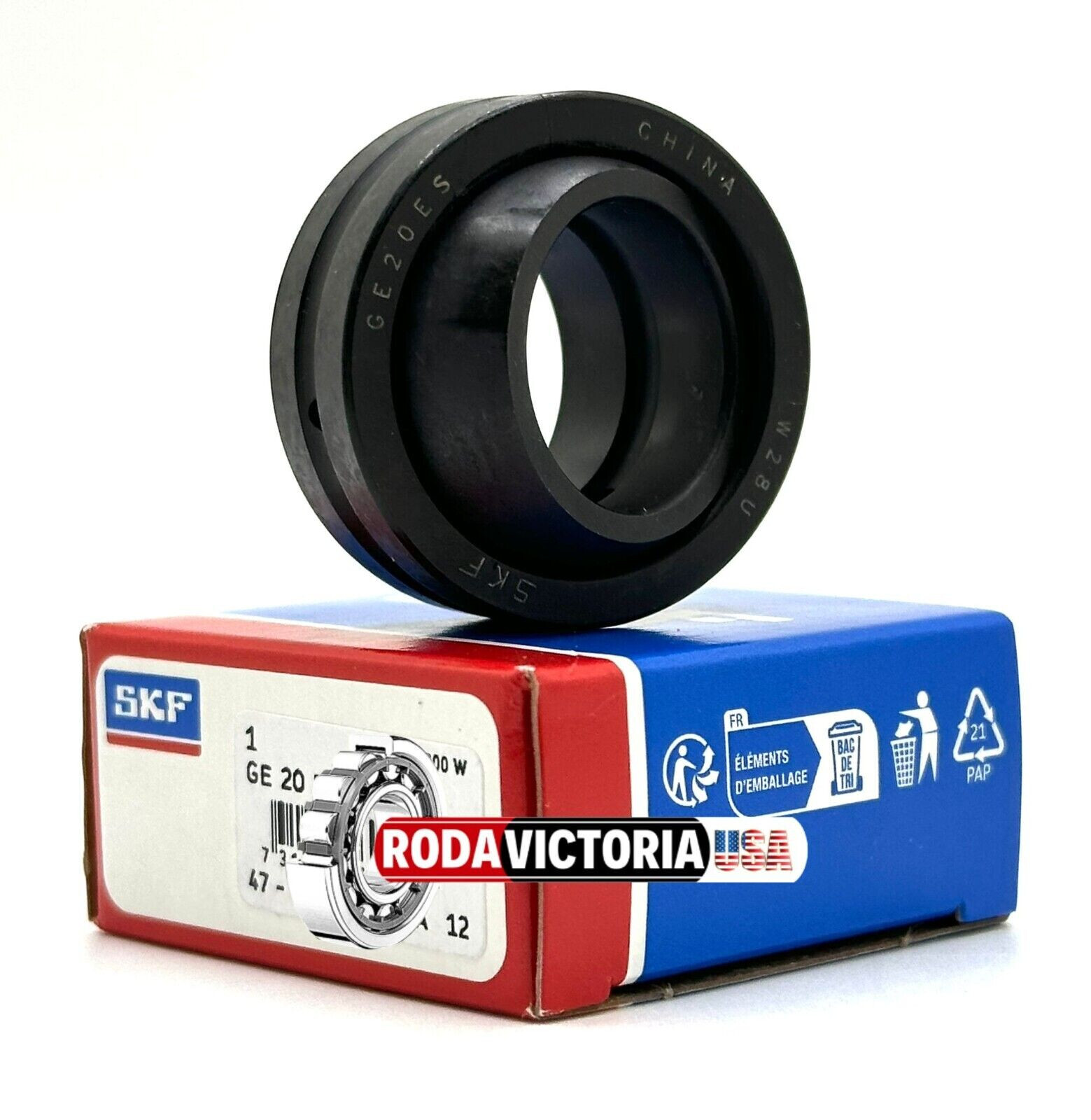 SKF GE20 ES 2RS RADIAL SPHERICAL PLAIN BEARING 20x35x12mm