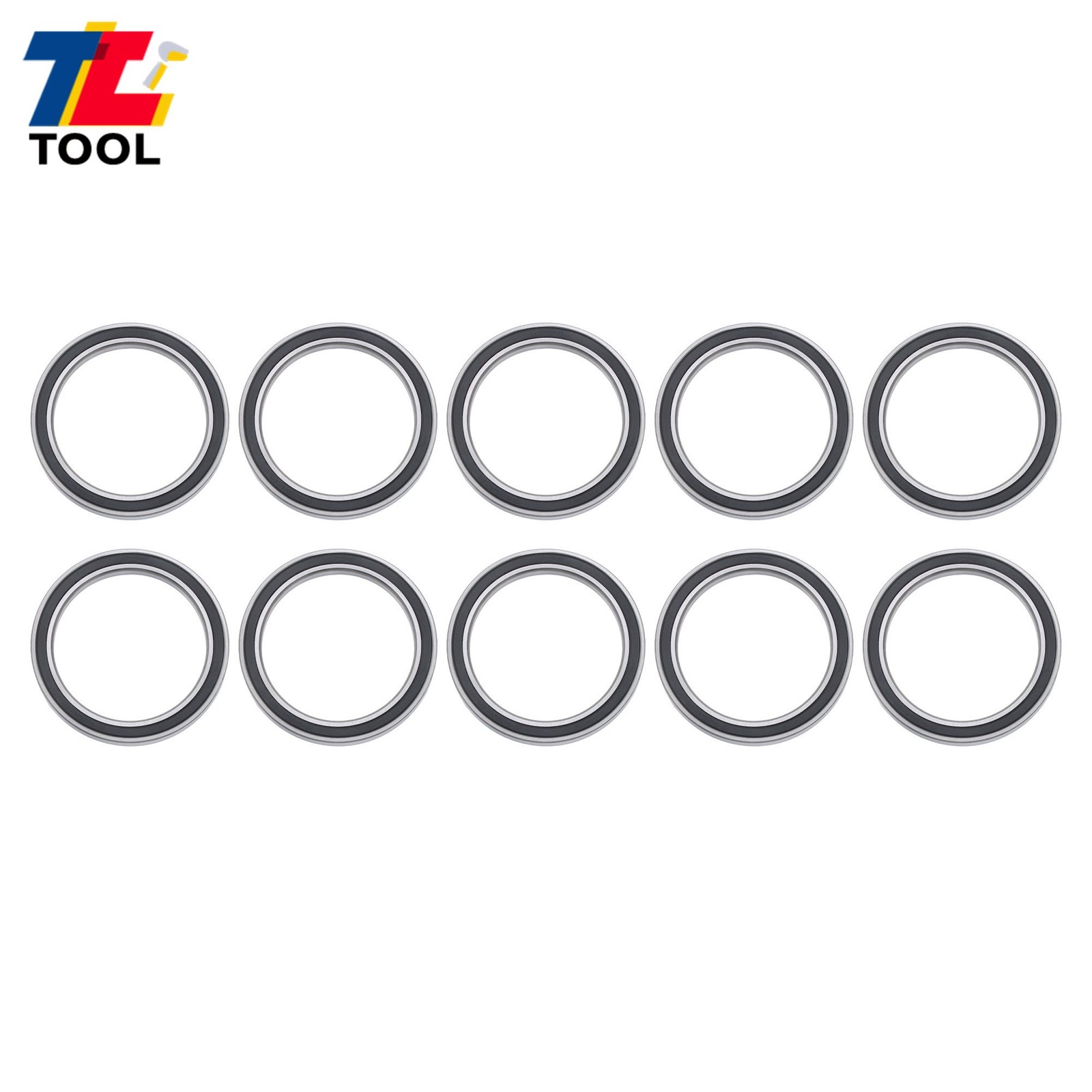 10pcs 6810-2RS 50x65x7mm Bearings Double Sealed Pre-Lubricated