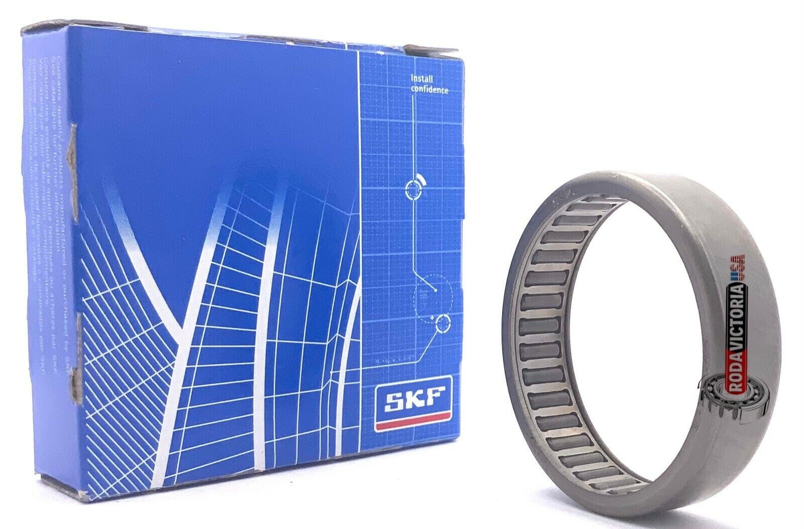SKF HK4012 VP CAGED NEEDLE ROLLER BEARING 40x47x12 mm