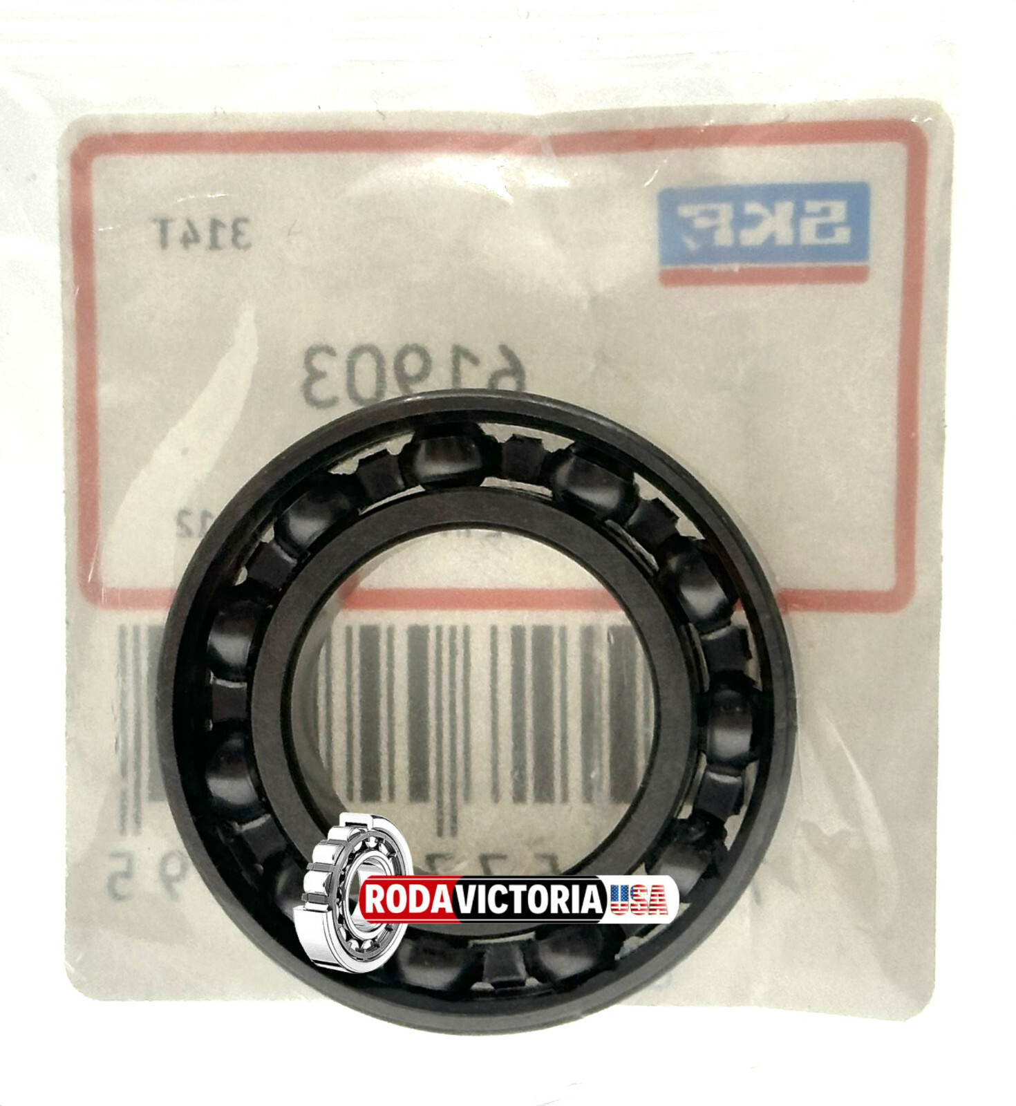 SKF 61903 DEEP GROOVE BALL BEARING, OPEN, NO SEALS 17x30x7 mm