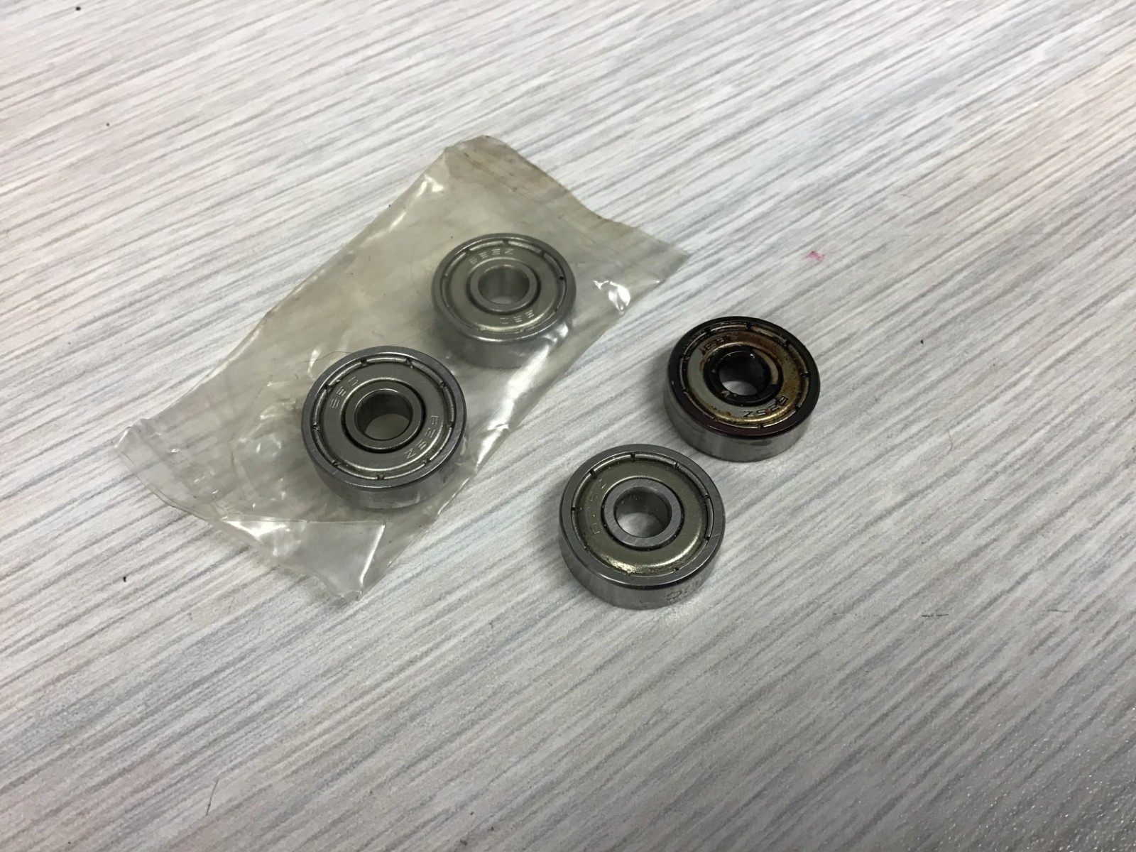 (4PCS) 625-ZZ High Quality Two Side Metal Shield Ball Bearing 5x16x5 625 ZZ 625Z