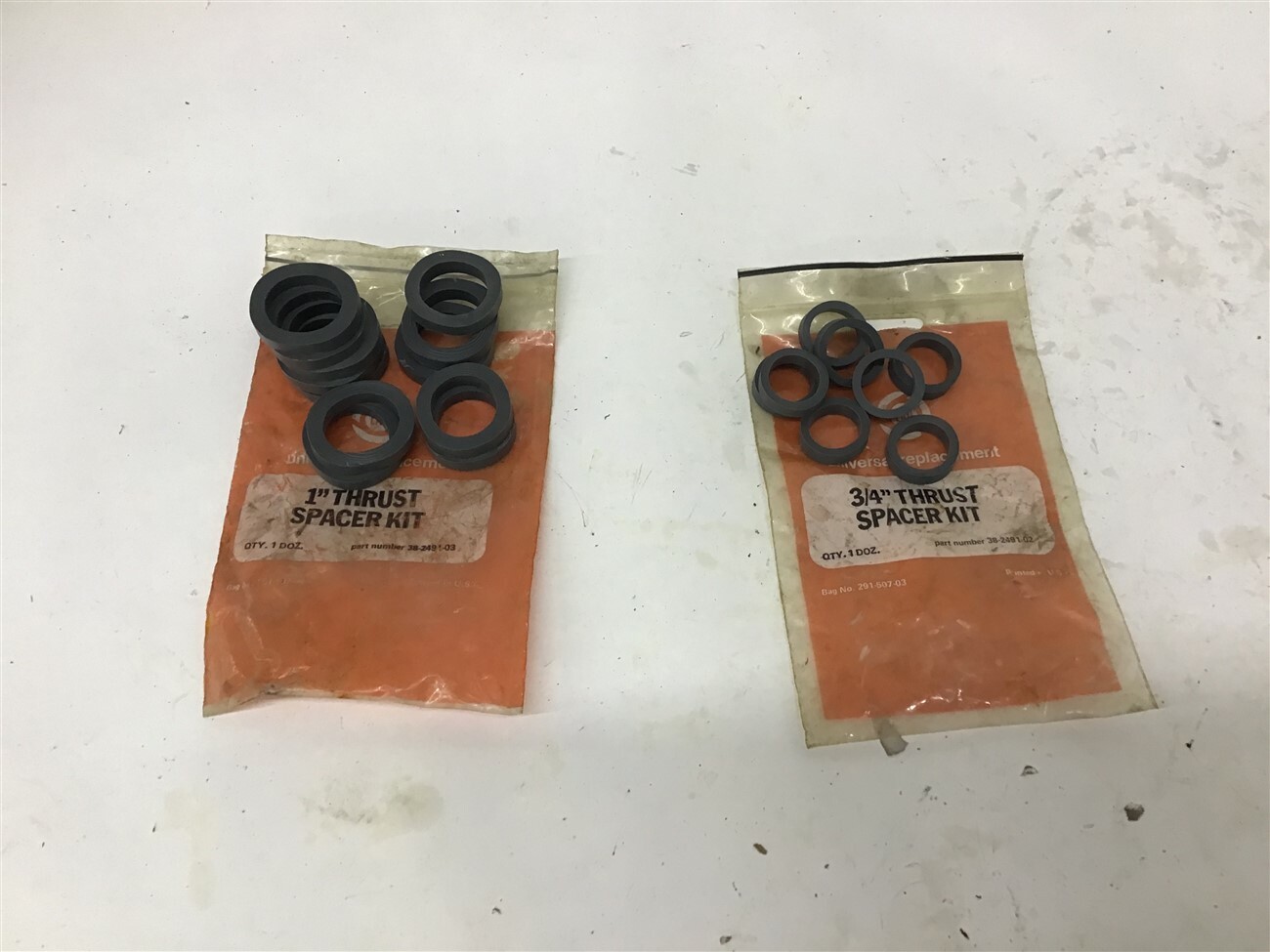Lau 1″ And 3/4″ Thrust Spacer Kits 38-2491-02 38-2491-03 Lot Of 2