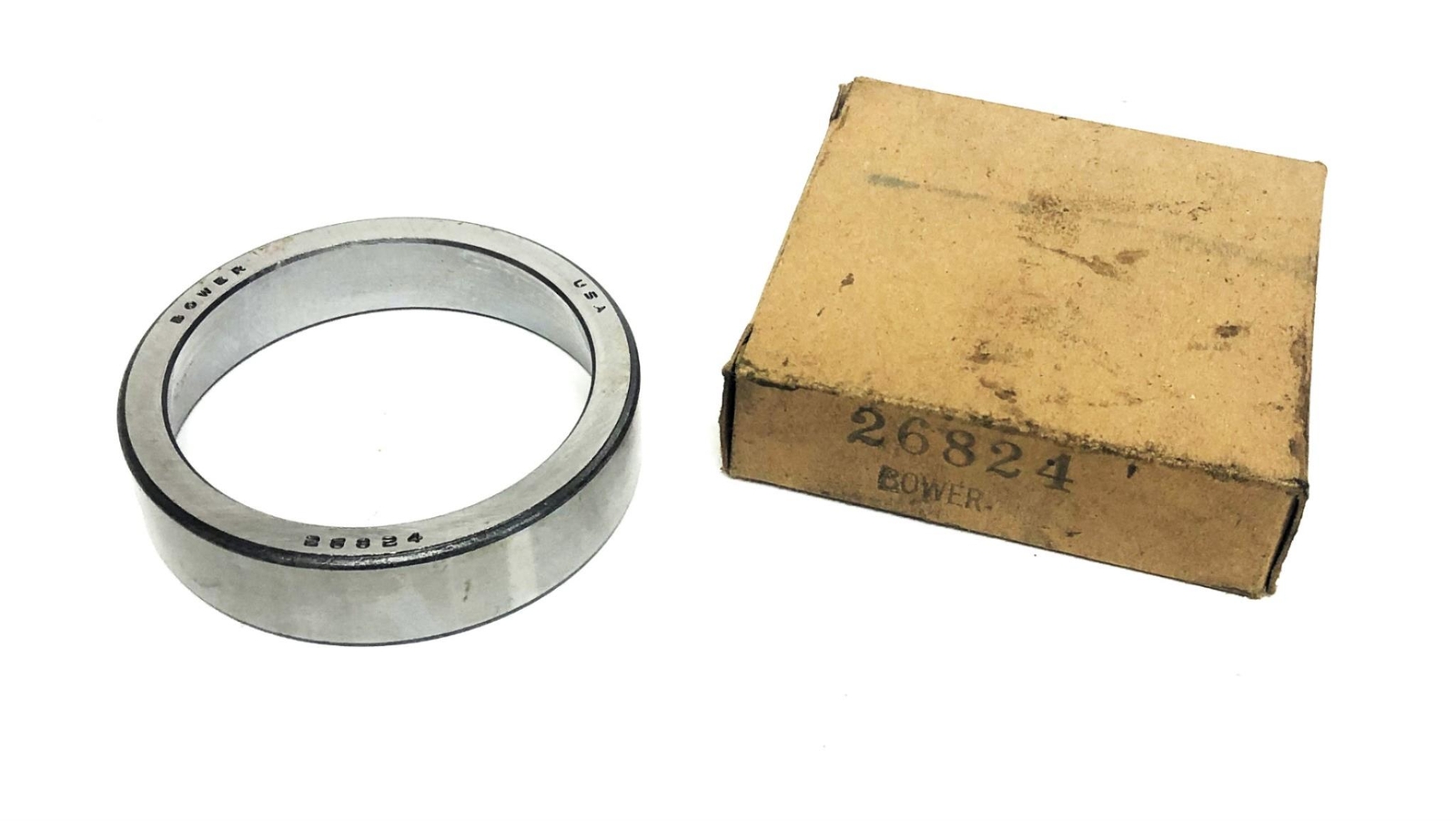 Bower Tapered Roller Bearing Cup 26824 NOS