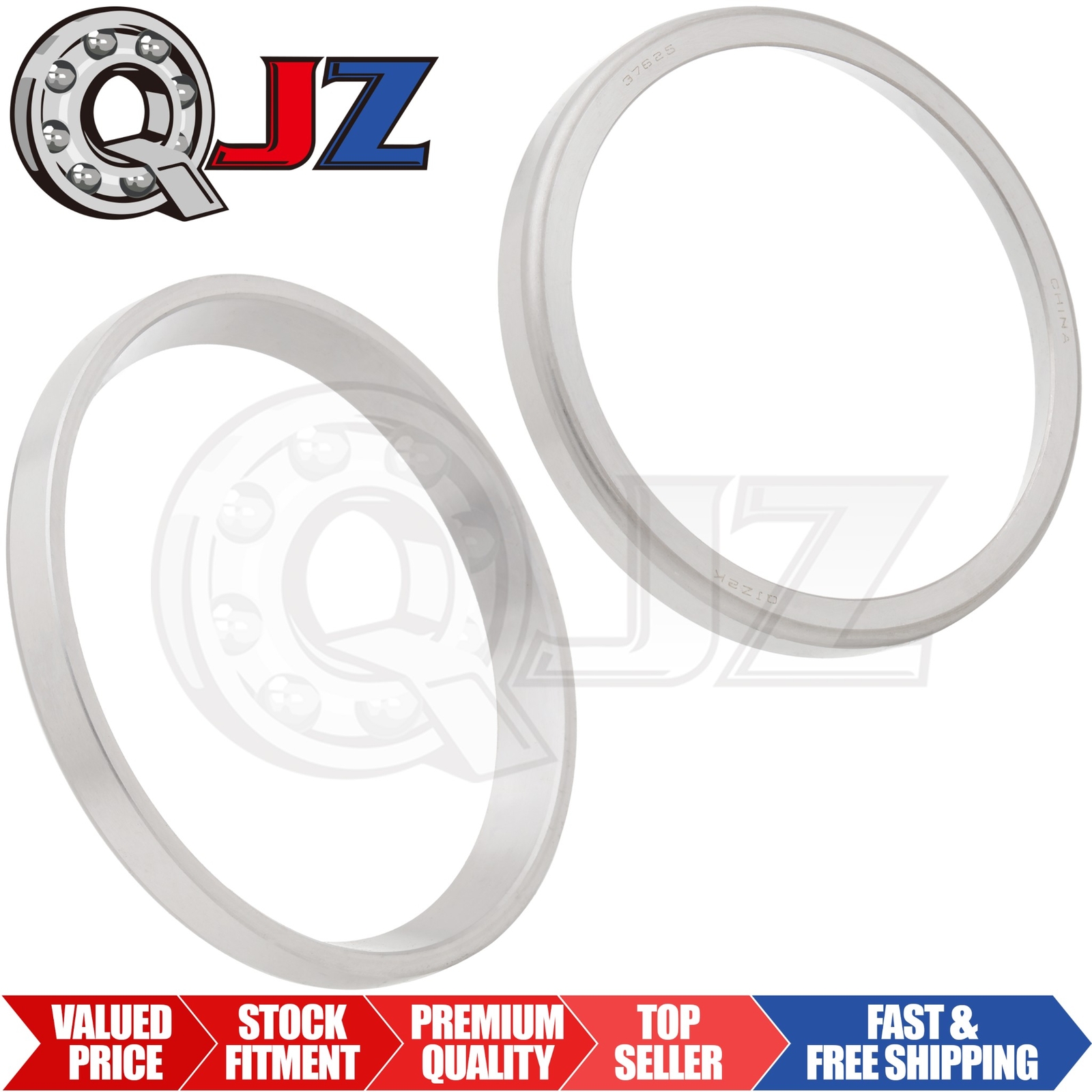 [Qty.2] BR-37625 Tapered Roller Bearing Single-Cup/Race [4.25in OD x 0.625in W]