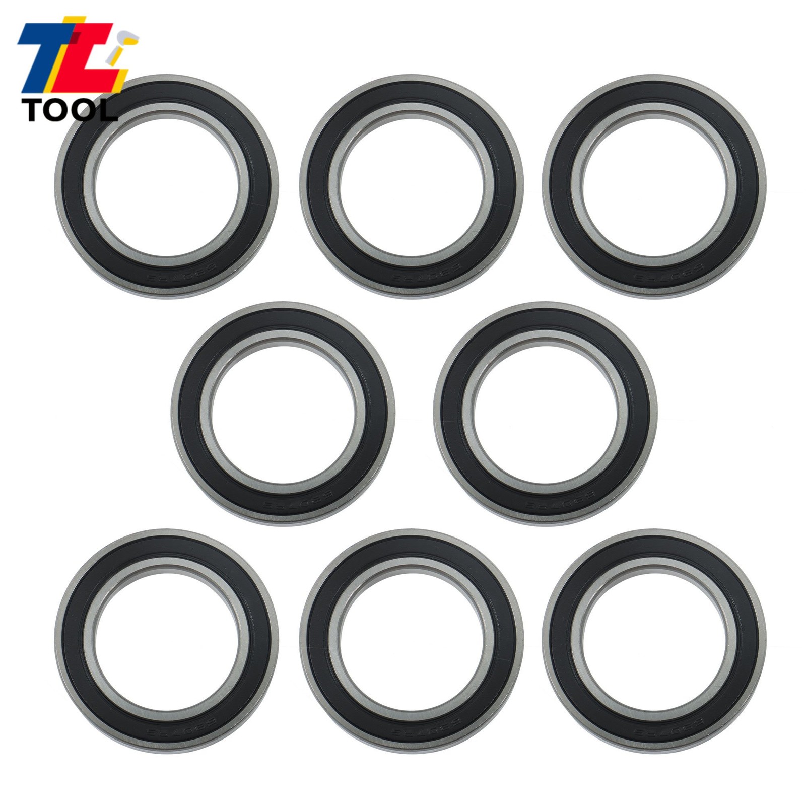 Industrial 6907-2RS Bearings 10pcs 35x55x10mm Double Sealed