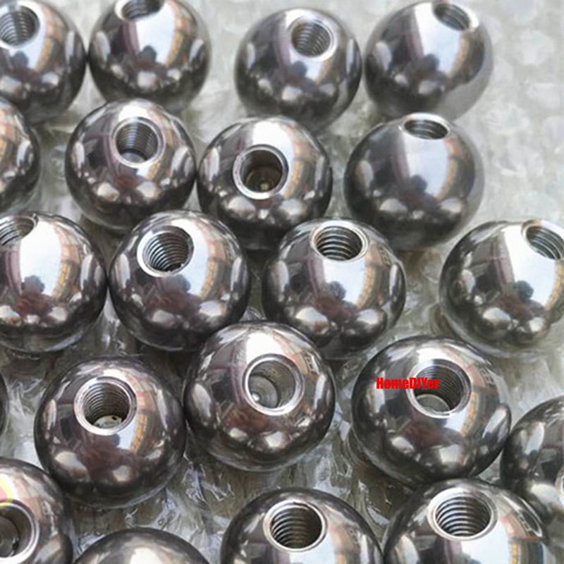 Stainless Steel Blind Hole Ball With Thread M2-M12 Drilling Balls Dia 5mm~30mm