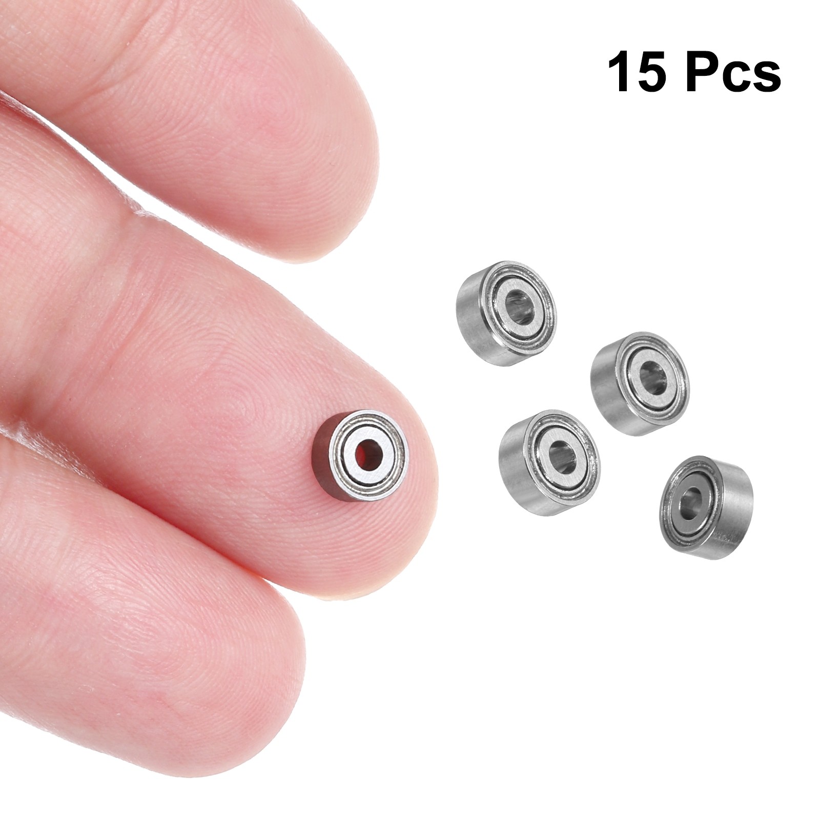 15pcs MR62ZZ Deep Groove Ball Bearings 2x6x2.5mm, P6 (ABEC 3)