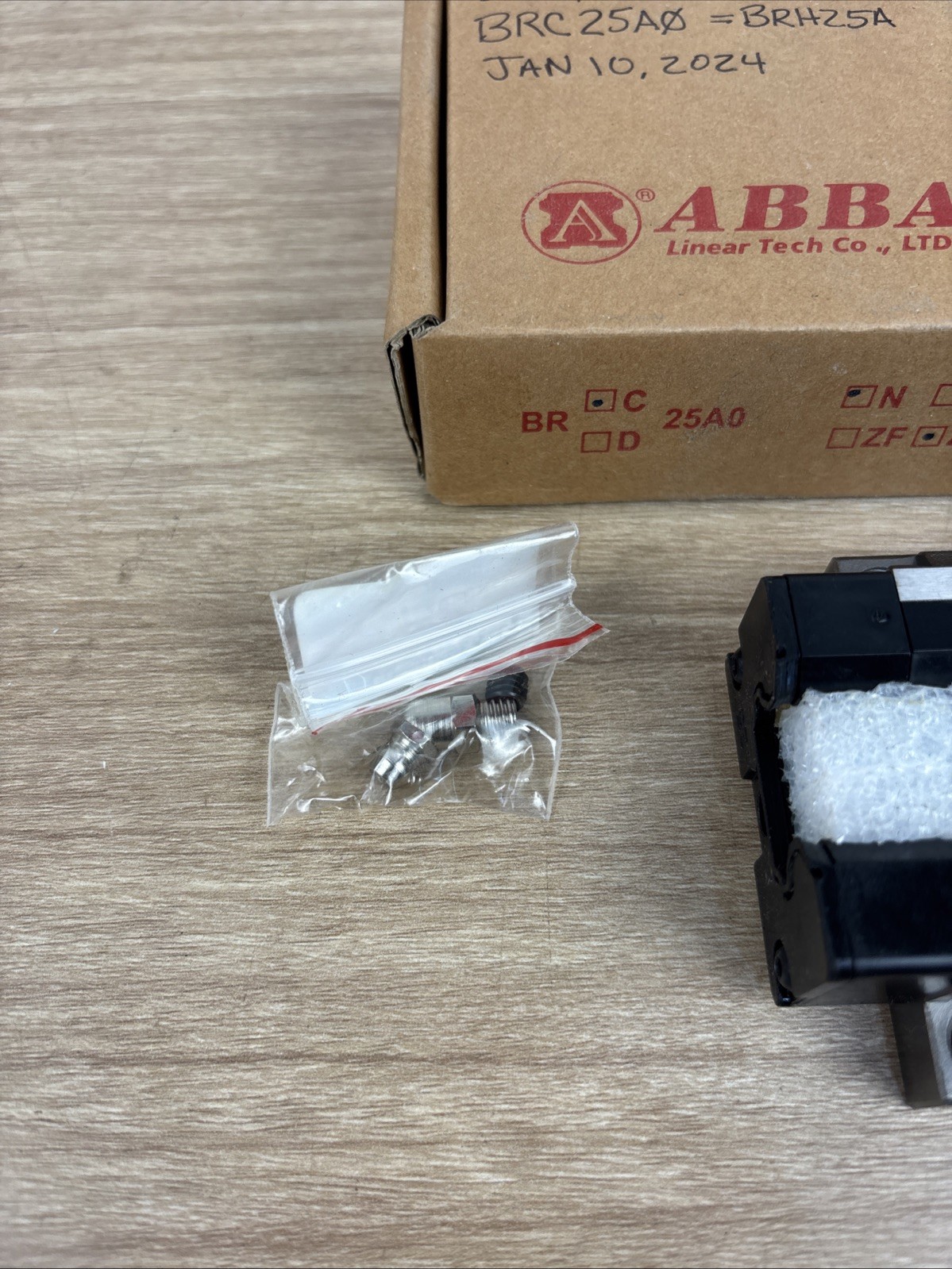 ABBA BRC25A0 LINEAR GUIDEWAY BLOCK_ABBA BRC 25 A0