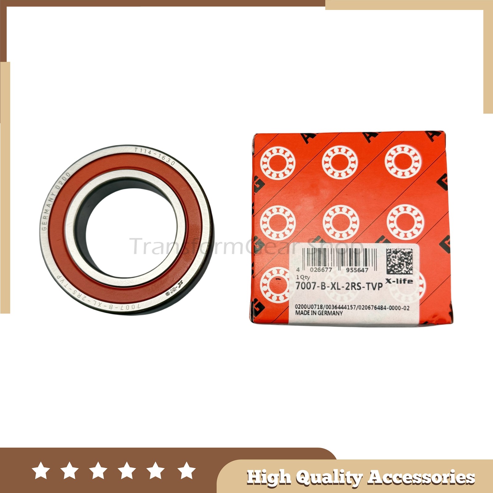NEW 35x62x14 mm Angular Contact Ball Bearing Fits FAG 7007-B-XL-2RS-TVP US
