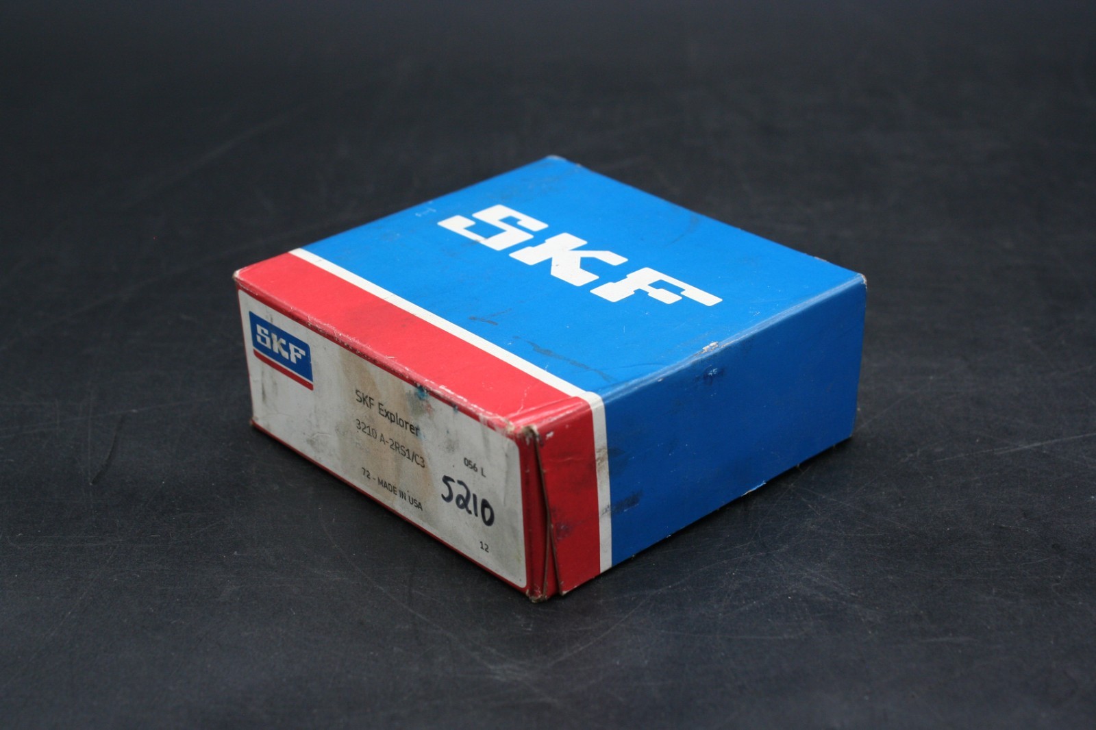 One (1) SKF Explorer 3210 A-2RS1/C3 Double Row Angular Contact Ball Bearing NEW