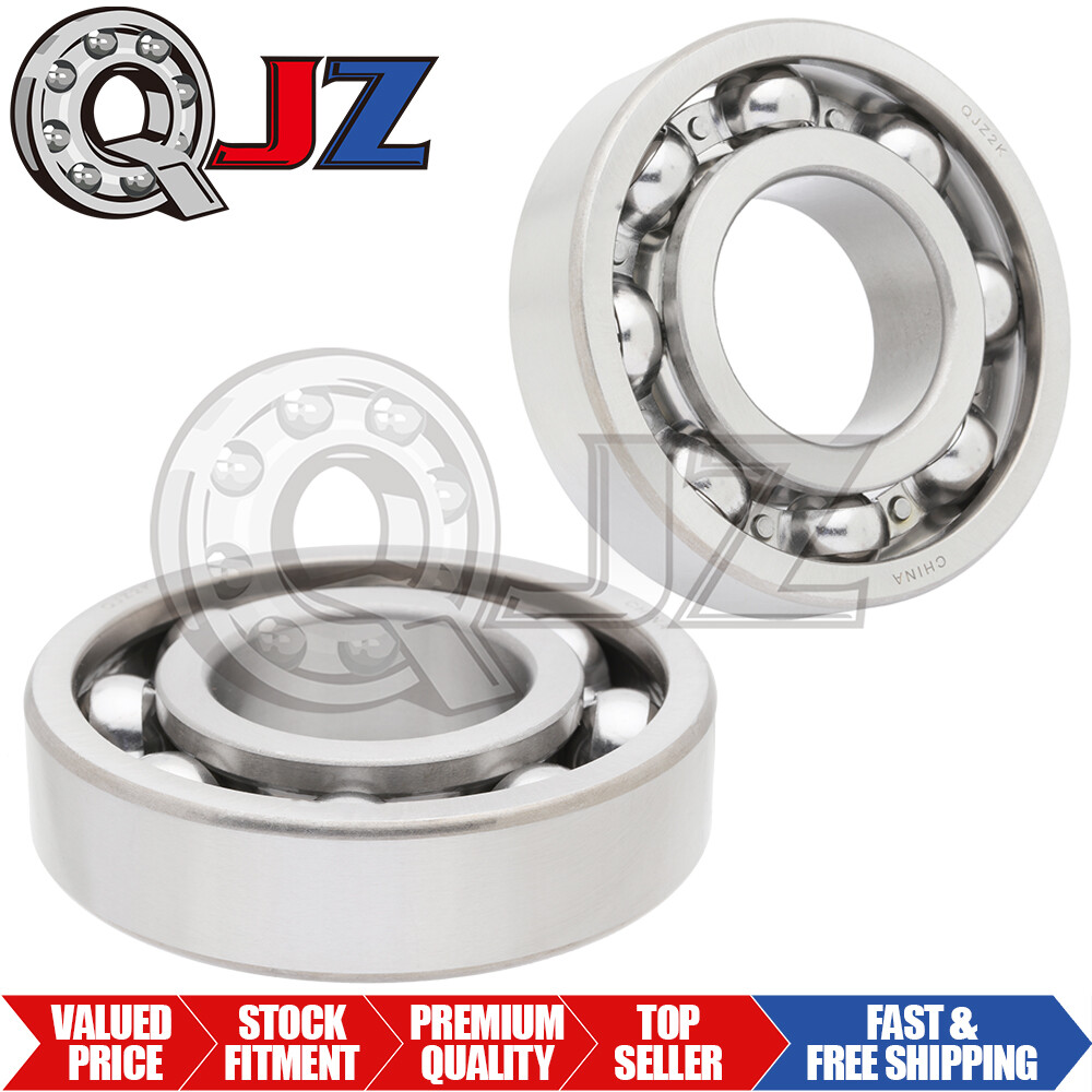 [Qty.2] 6004-OPEN Radial/Deep Groove Ball Bearing [20mm ID x 42mm OD x 12mm W]