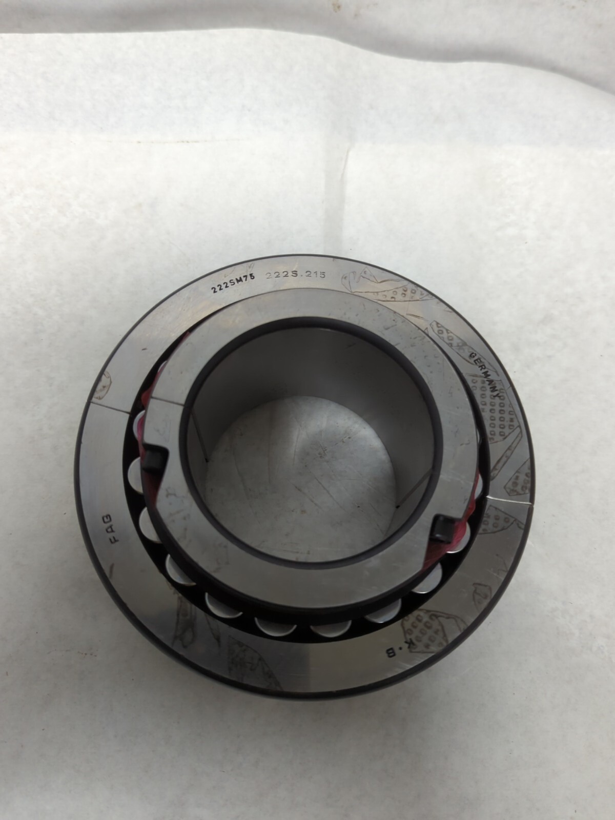 FAG,222SM75,SPLIT SPHERICAL ROLLER BEARING 75MM BORE NOS
