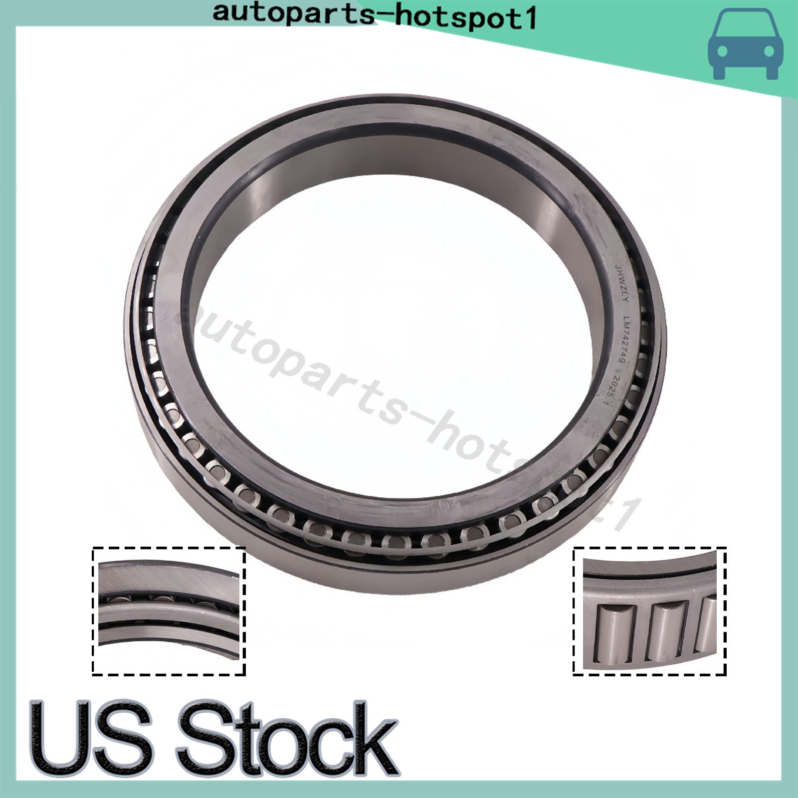 Tapered Roller Bearing Set Cup and Cone For Truck Trailer LM742749 LM742710 PC