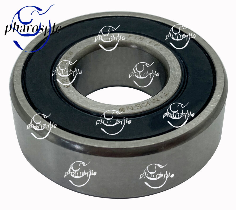 (2 PACK) TIMKEN 6202-2RS 15X35X11MM Double Rubber Seal Ball Bearings