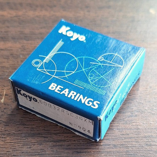 Bearing, Ball, Deep Groove, Single Row, 35×17×10 mm, Sealed, Koyo (60032RSC3GXM)
